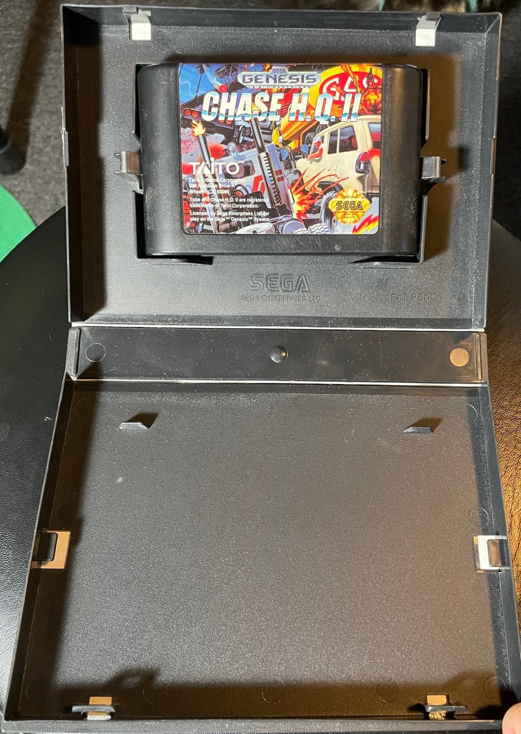 Chase H.Q. II for Sega Genesis (1993) Authentic Game Cartridge & Case Chase HQ 2