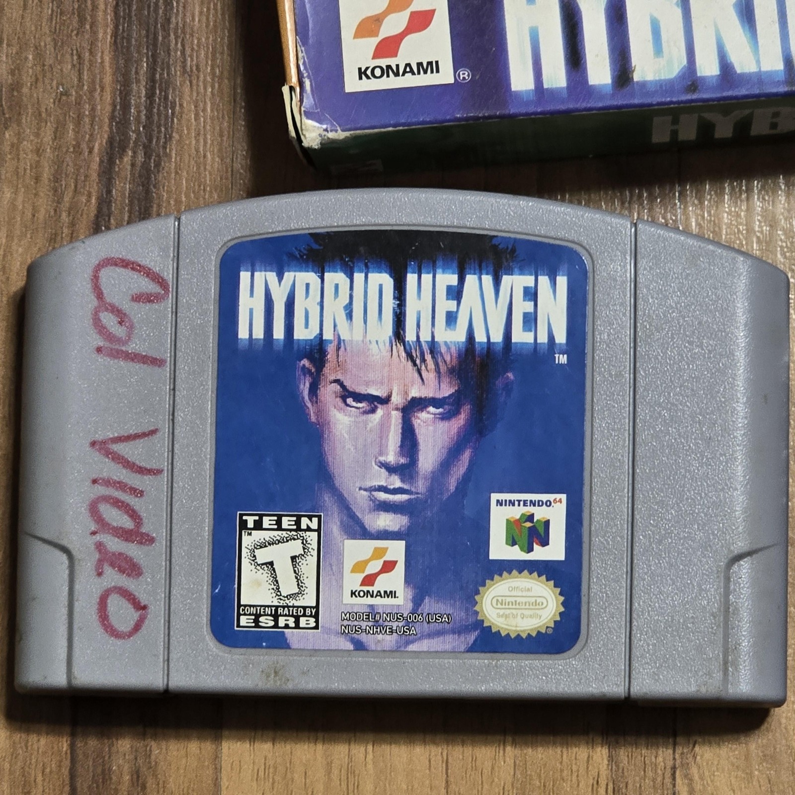 Hybrid Heaven Nintendo 64 N64 Game Complete CIB Box Manual T Konami NTSC 1999