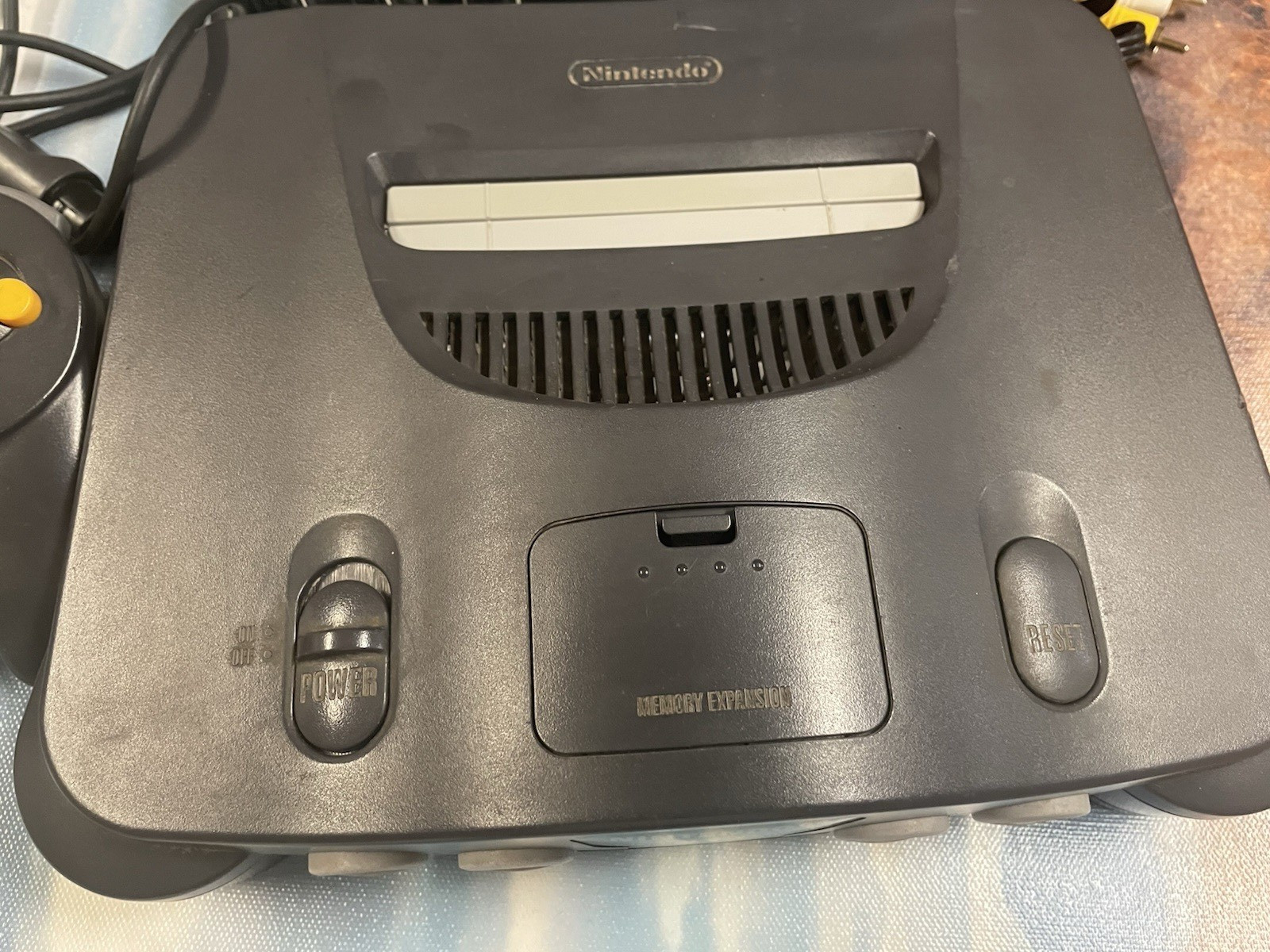 Nintendo 64 N64 Console With Controller Power Adapter & AV Cables tested works