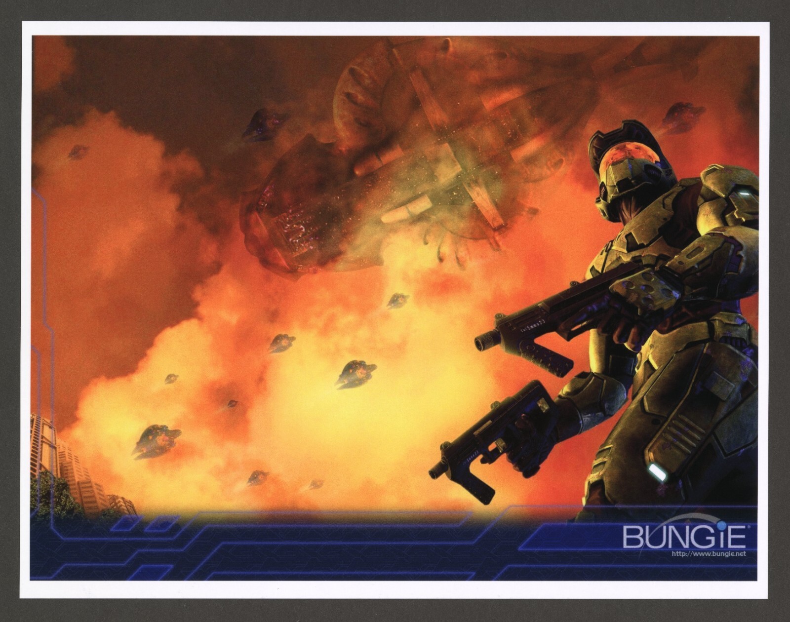 Halo 2 PC Xbox 2004 Master Chief Game Wall Art Print Poster – Glossy