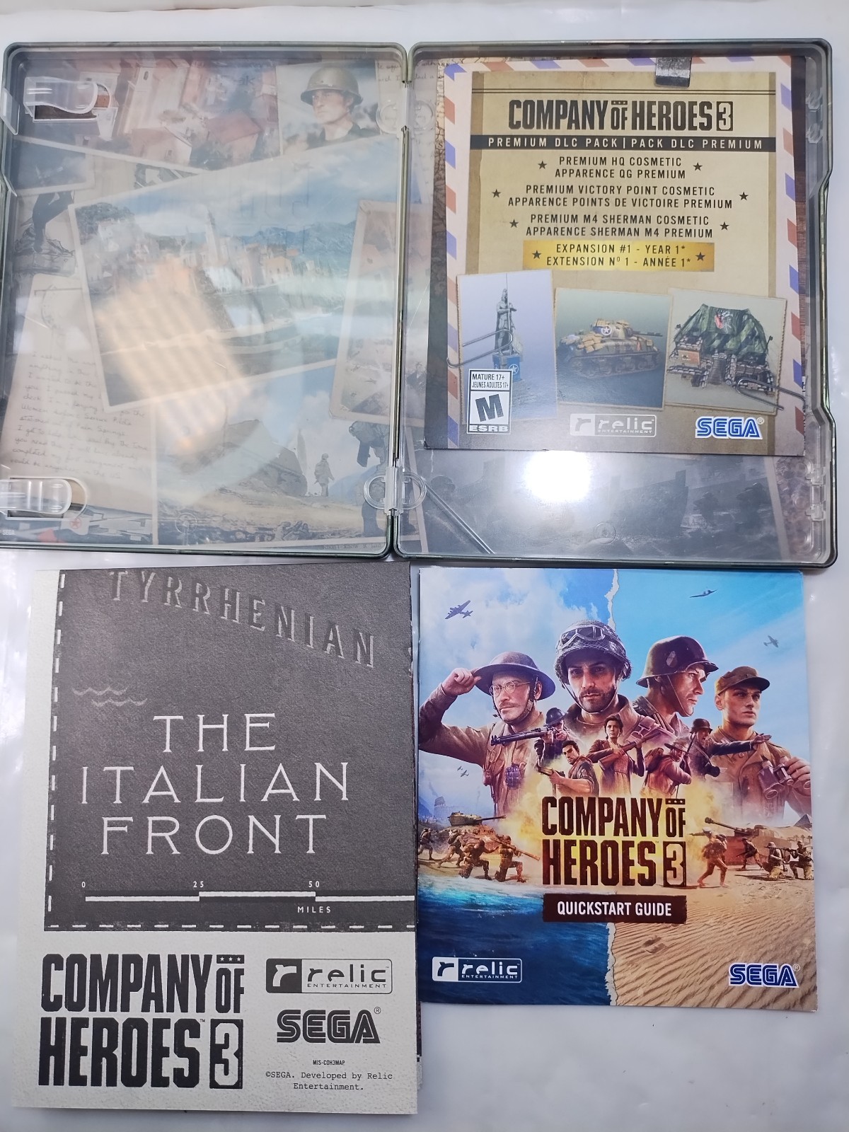 Company of Heroes 3 Premium Edition for PC, Relic SEGA M 17 * READ DESCRIPTION!!