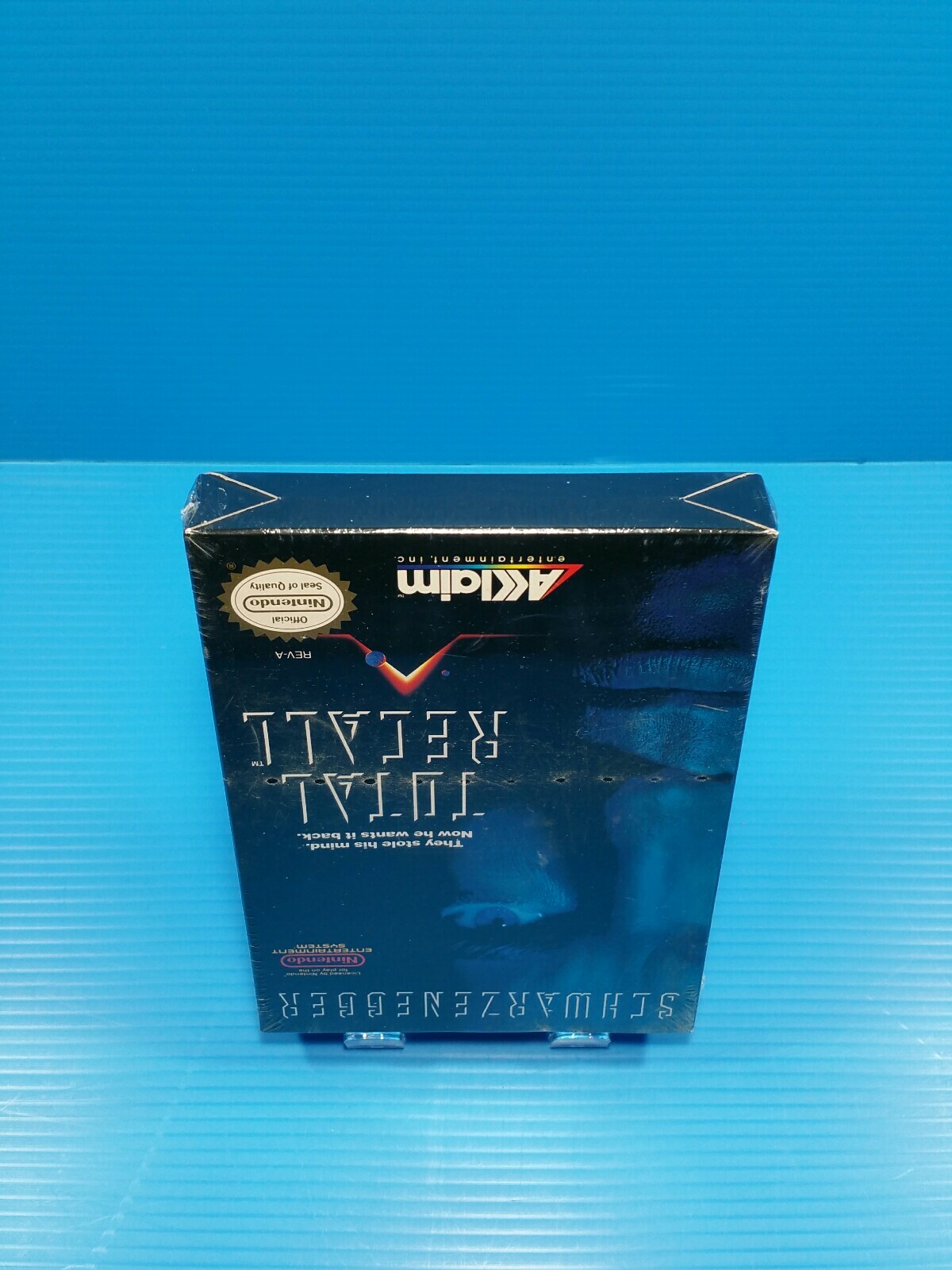 Brand New, Factory sealed. H-Seam, Nintendo NES Total Recall game. Look at pics