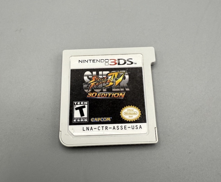 Super Street Fighter IV — 3D Edition Nintendo 3DS XL 2DS Game w/Case & Manual