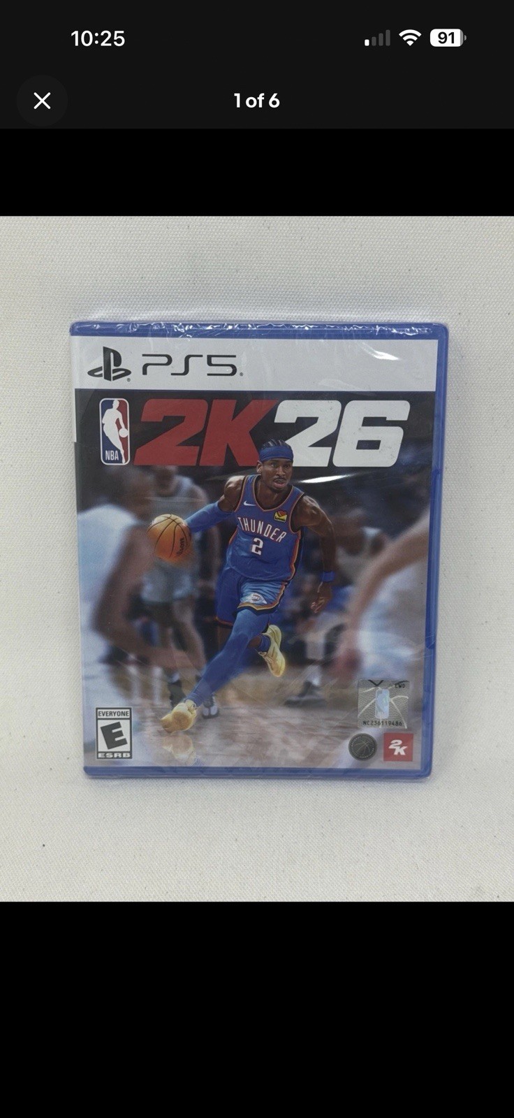 NBA 2K26 – Sony PlayStation 5 PS5 Brand New. Factory Sealed