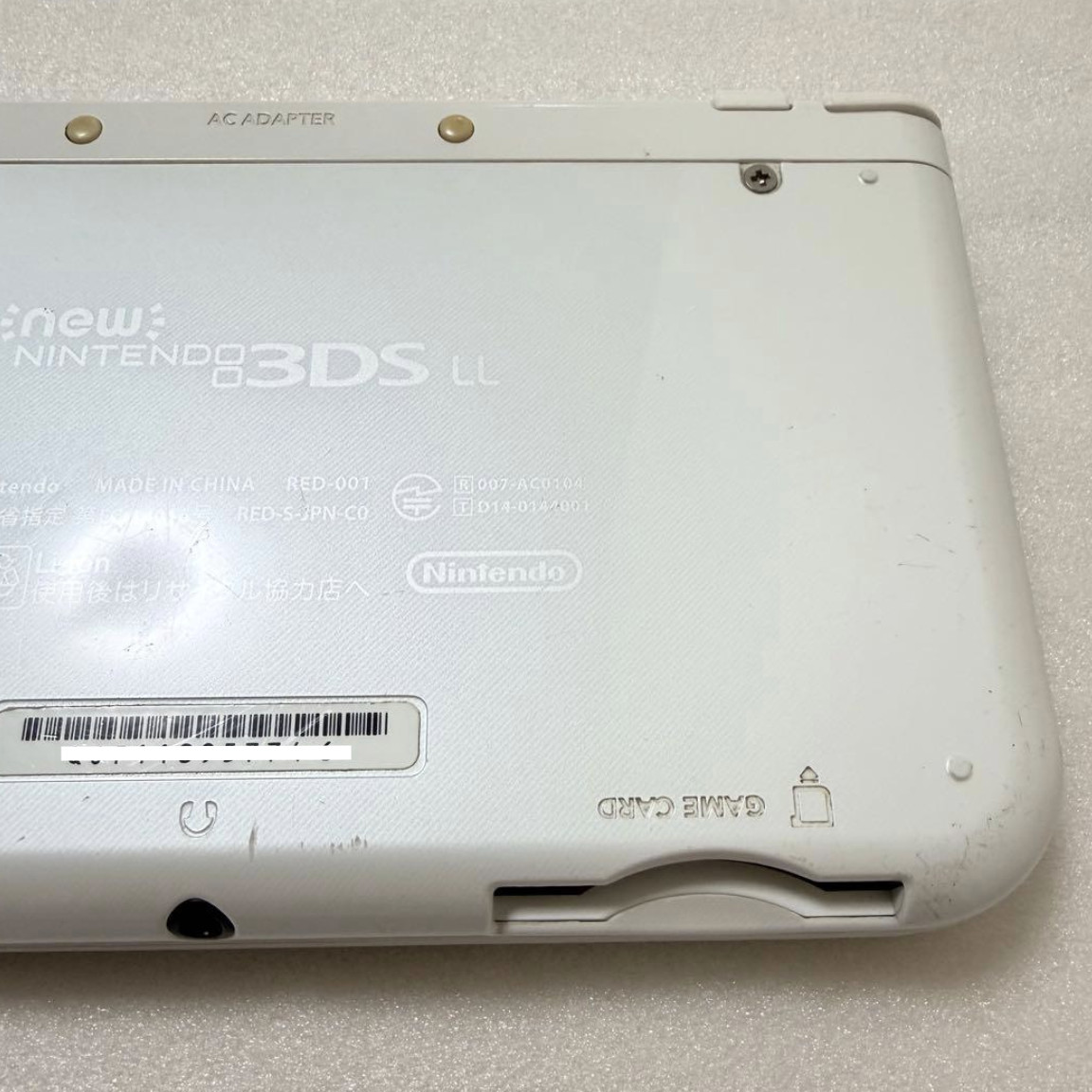 New Nintendo 3DS LL XL Pearl White Console IPS Mem Card Tested Working #65