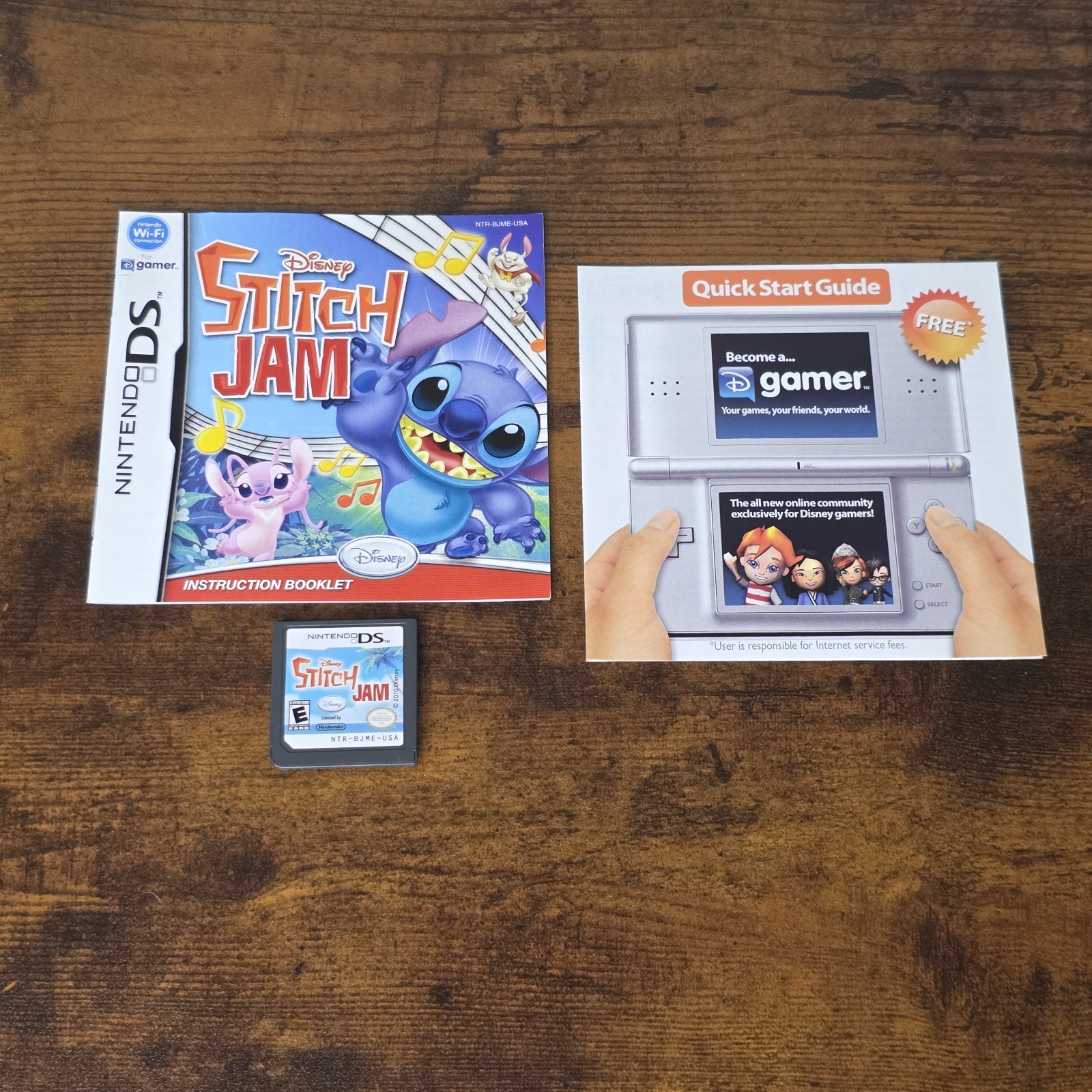 Stitch Jam (Nintendo DS, 2010) game & manual only – no case