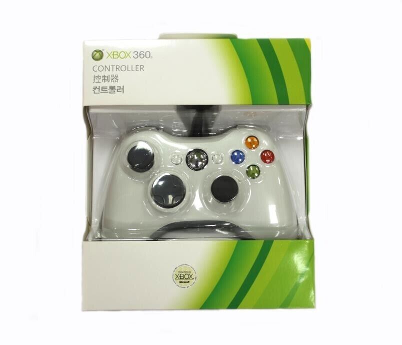 Microsoft Xbox 360 Wired USB2.0 Game Controller PC Windows 11/10/8/7/XP Gamepad!