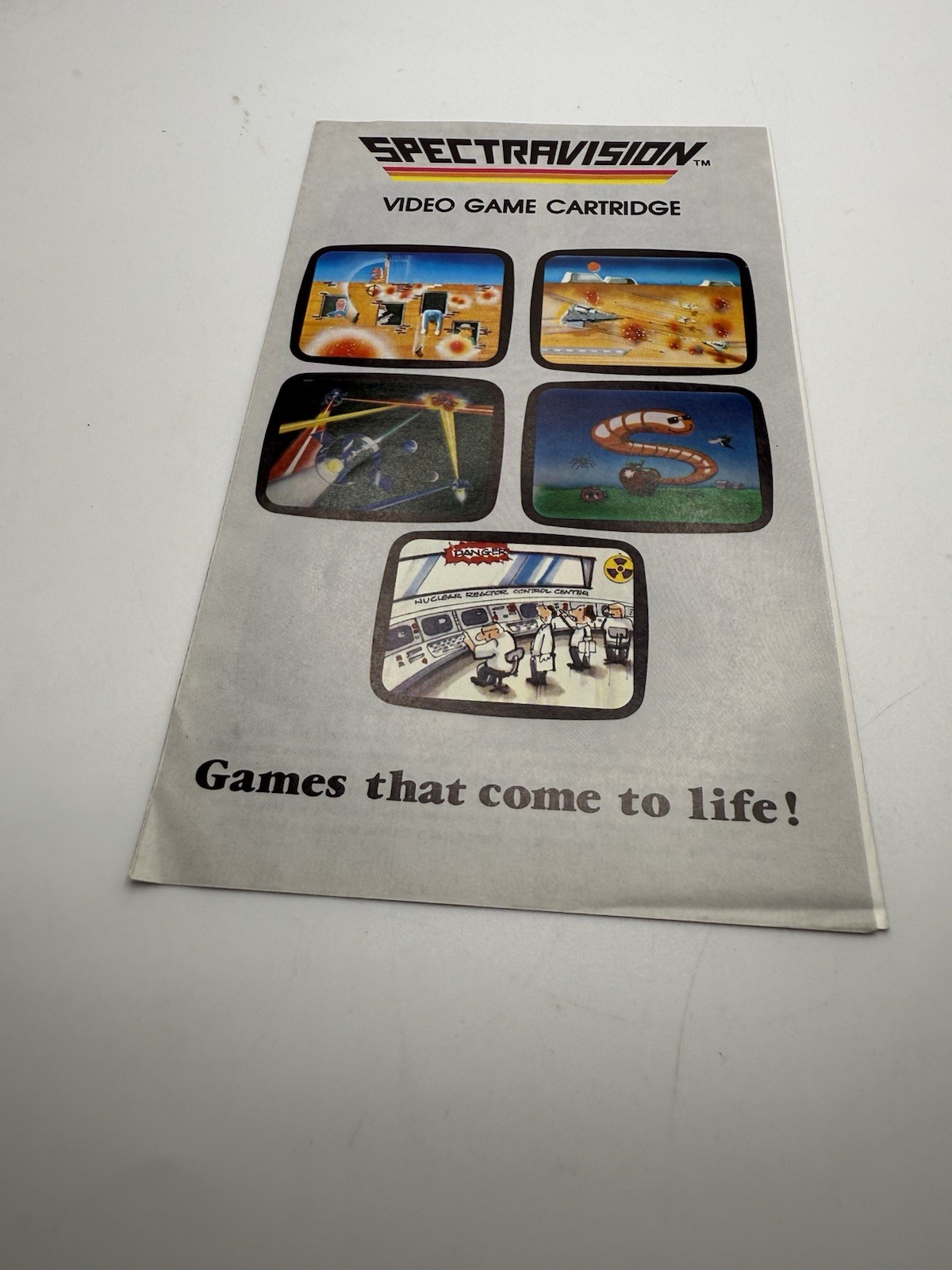 Spectravision Catalog Insert Atari 2600 “Games That Come To Life” Vintage