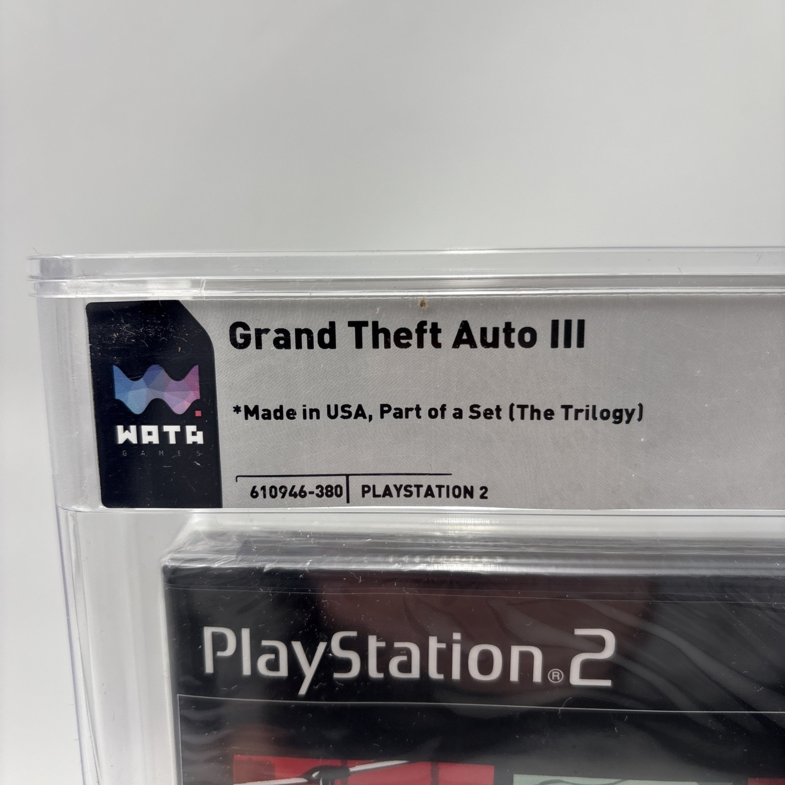 WATA 9.8 A++ GRAND THEFT AUTO III 3 PlayStation 2 Sealed Graded 2001 MINT GEM