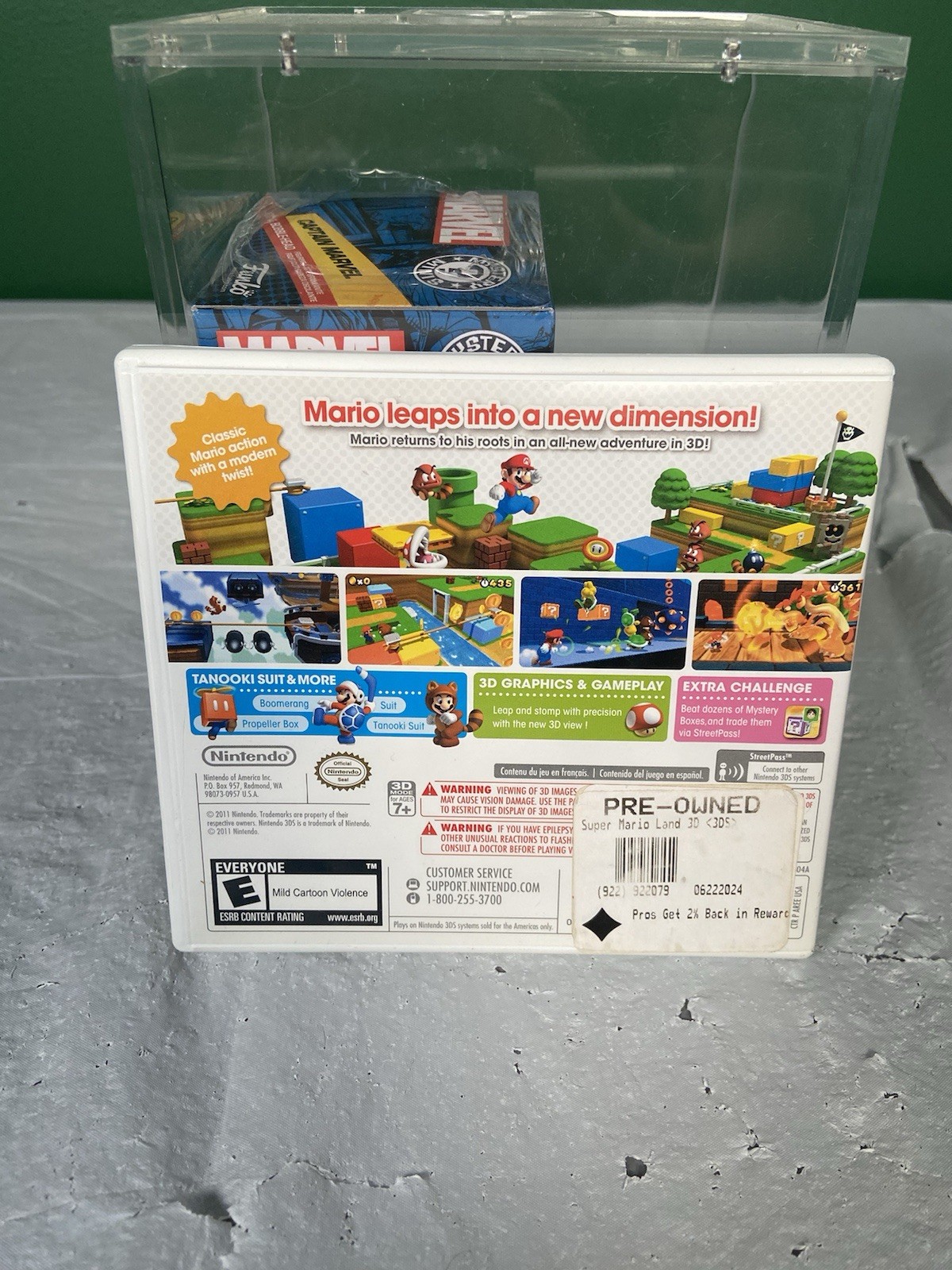 Super Mario 3D Land (Nintendo 3DS, 2011) – Complete In Box & Tested