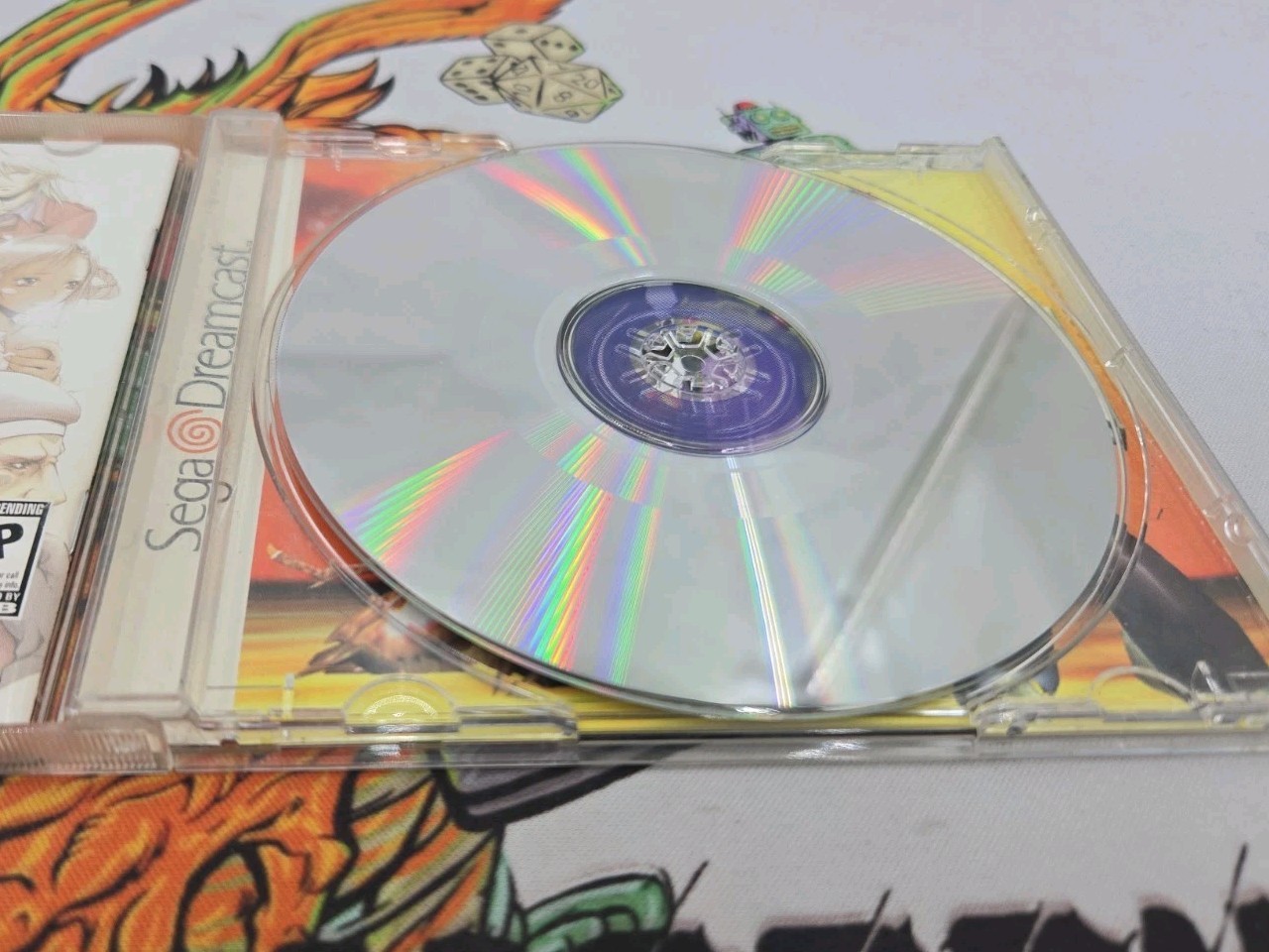 Seventh Cross: Evolution (Sega Dreamcast, 1999) New Y-Fold (Crack On Back/ Tear)