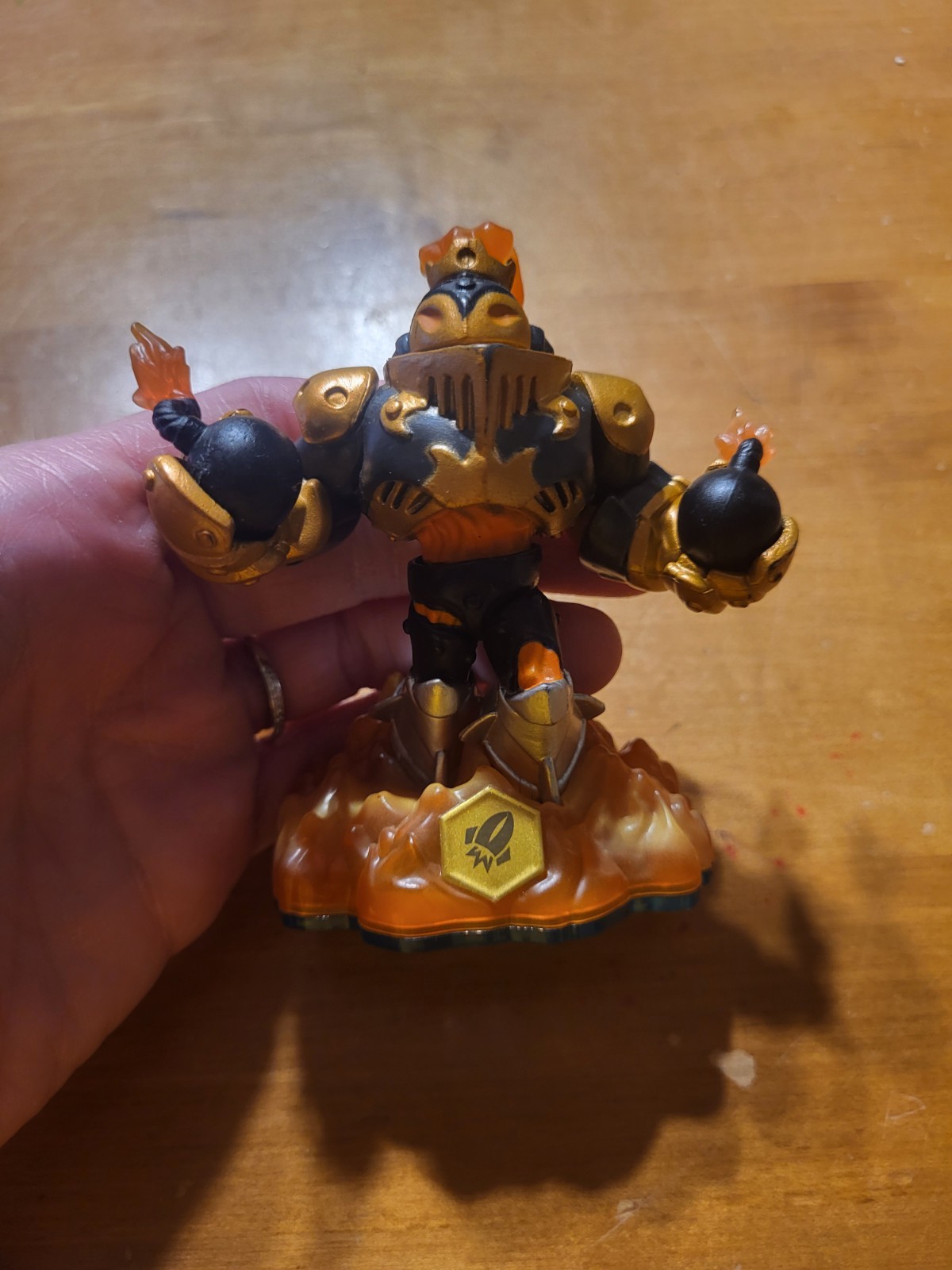 Skylanders Swap Force MIX DARK BLAST ZONE Swappable Figure Blue Base READ
