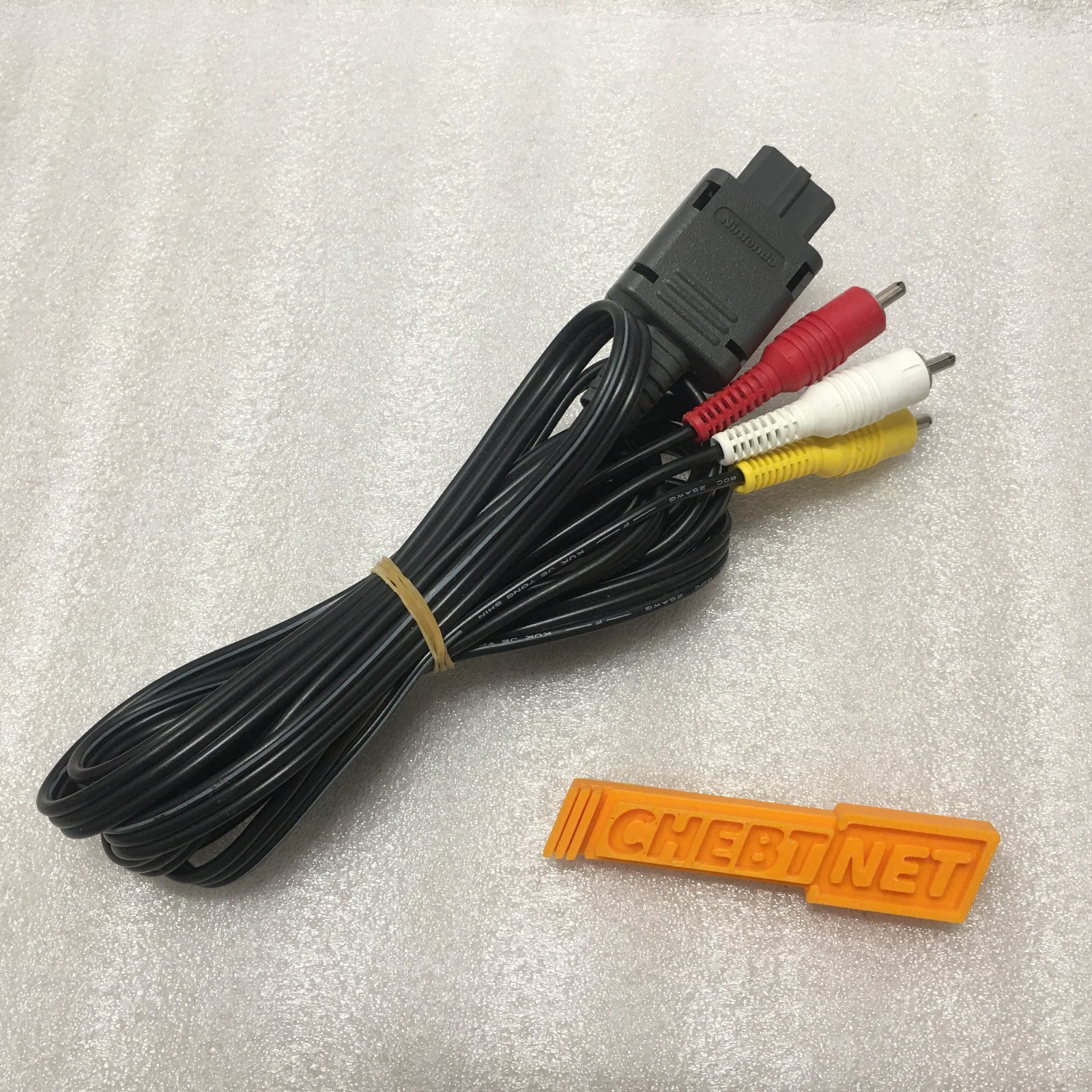 Super Nintendo OEM OFFICIAL Original STEREO SNES N64 Gamecube AV RCA Video Cable