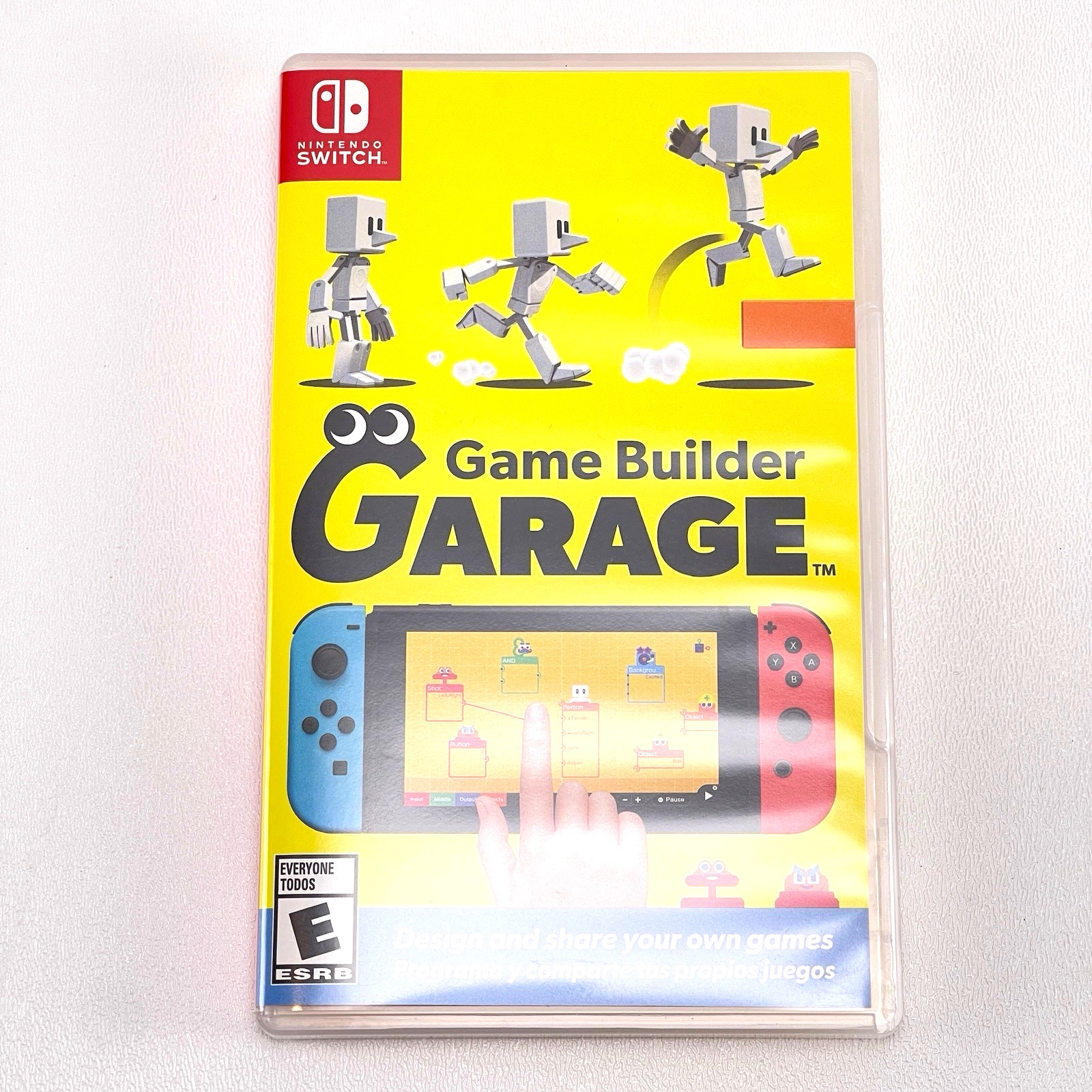 Game Builder Garage Nintendo Switch Game w/Case – Tested & Works – Free Shipping