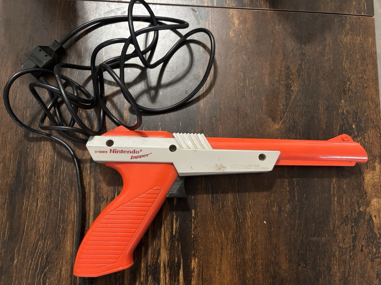 OEM Nintendo NES Zapper – Orange (Tested and Working!)