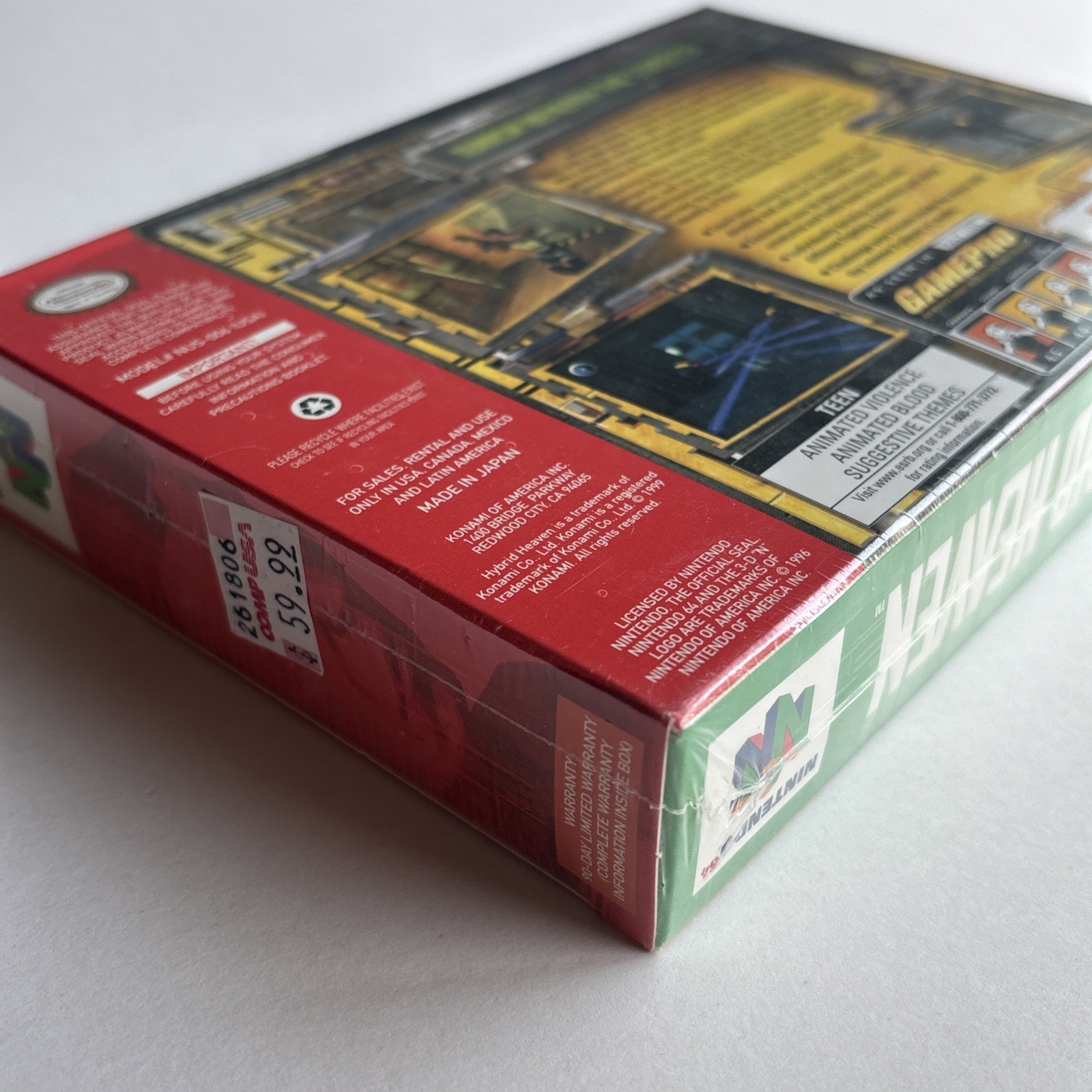 New Hybrid Heaven Nintendo 64 N64 Authentic Factory Sealed Box WATA VGA CGC PSA