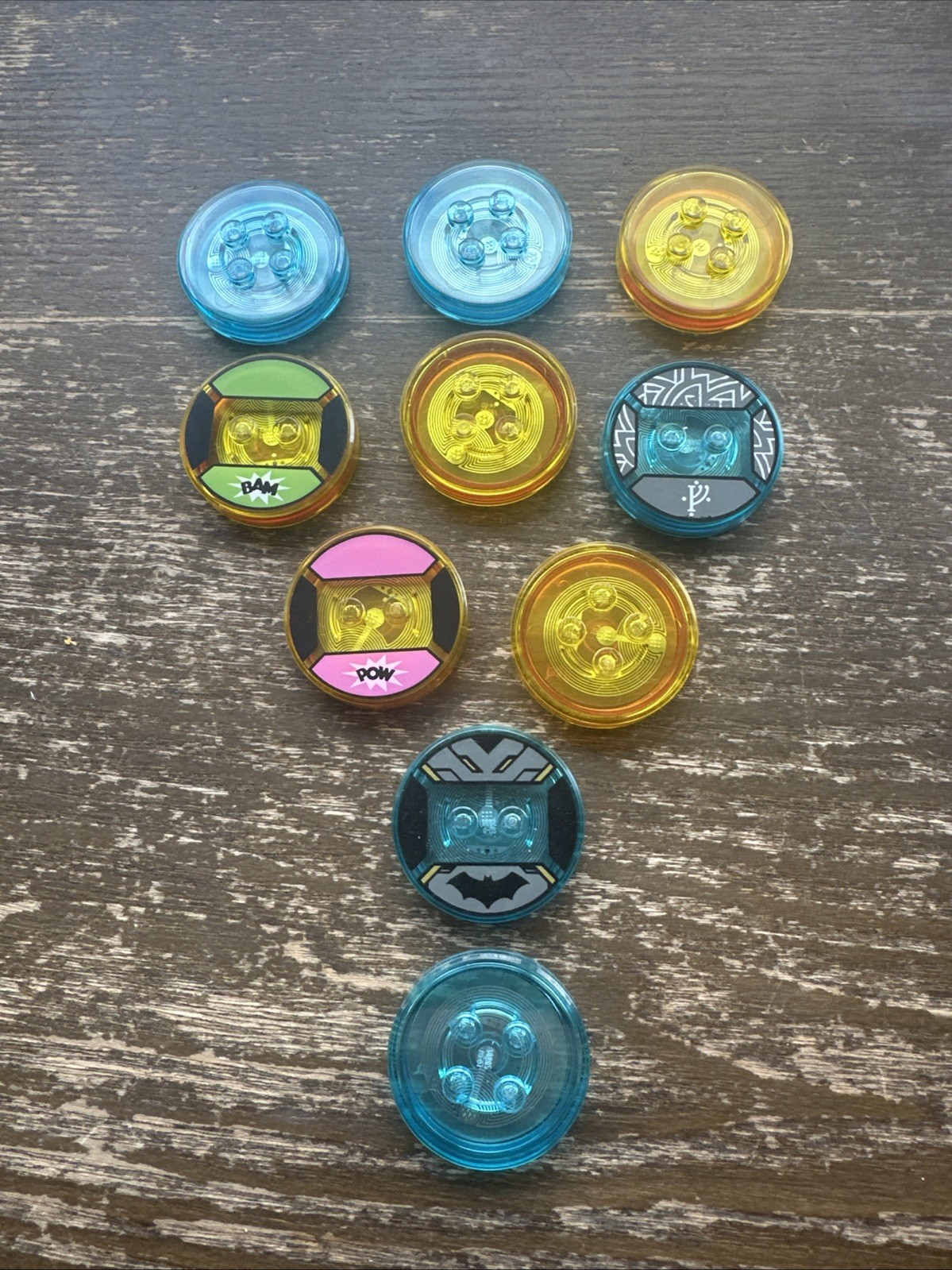 10 X Lego Dimensions Toy Tag Base Only Free Shipping Lot #1