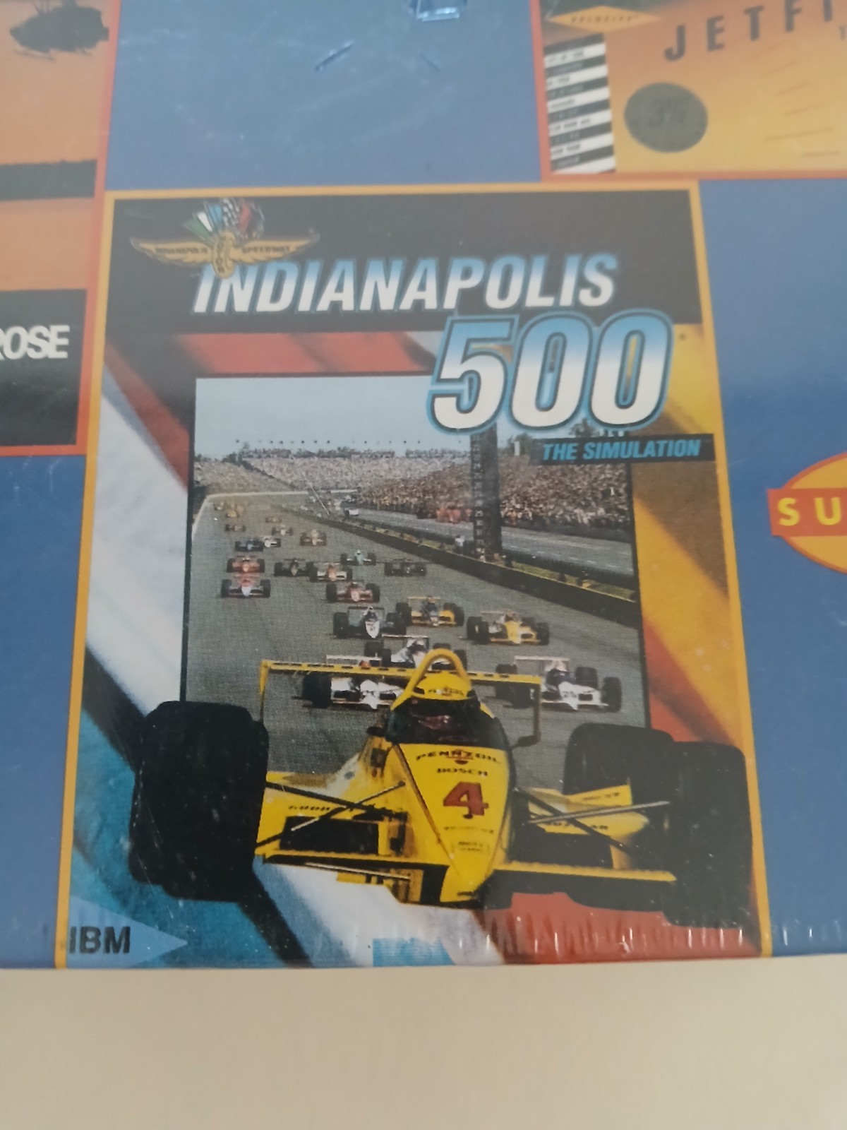 POWER GAME II: GUNSHIP 2000 INDIANAPOLIS 500 JETFIGHTER ADV PC 3.5″ NEW & SEALED