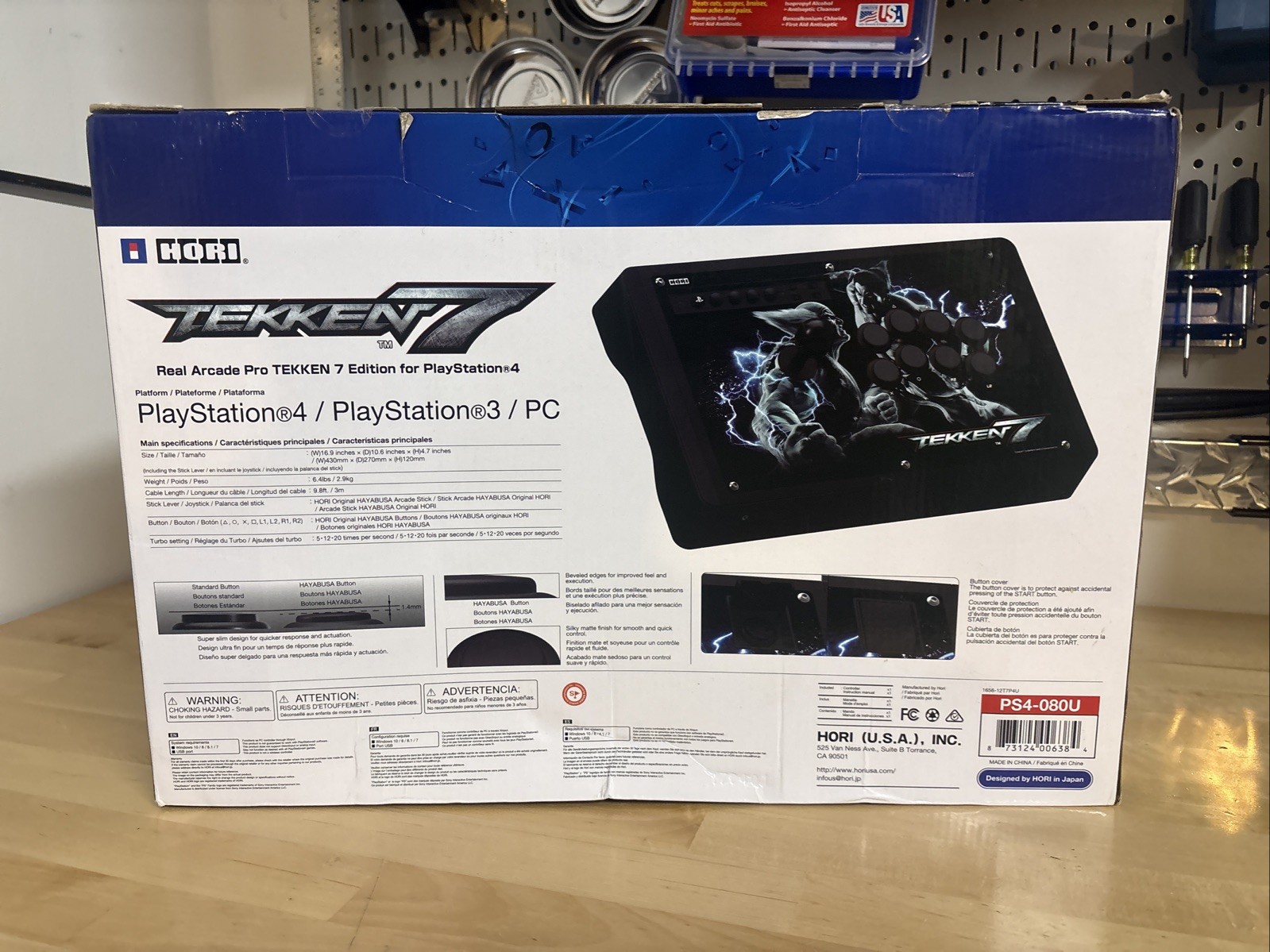 Brand New Sealed HORI TEKKEN 7 Fight Arcade Stick For PLAYSTATION 3 & 4 SONY OEM