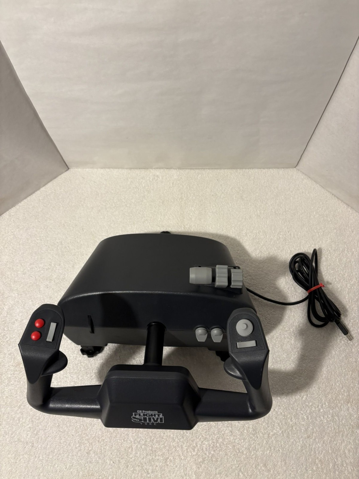 CH PRODUCTS FLIGHT SIM YOKE Flying Simulator Controller for Computer Untested