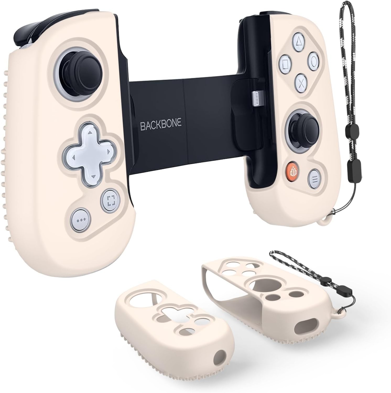 Handle Protective Case for Backbone One Mobile Gaming Controller OFF WHITE