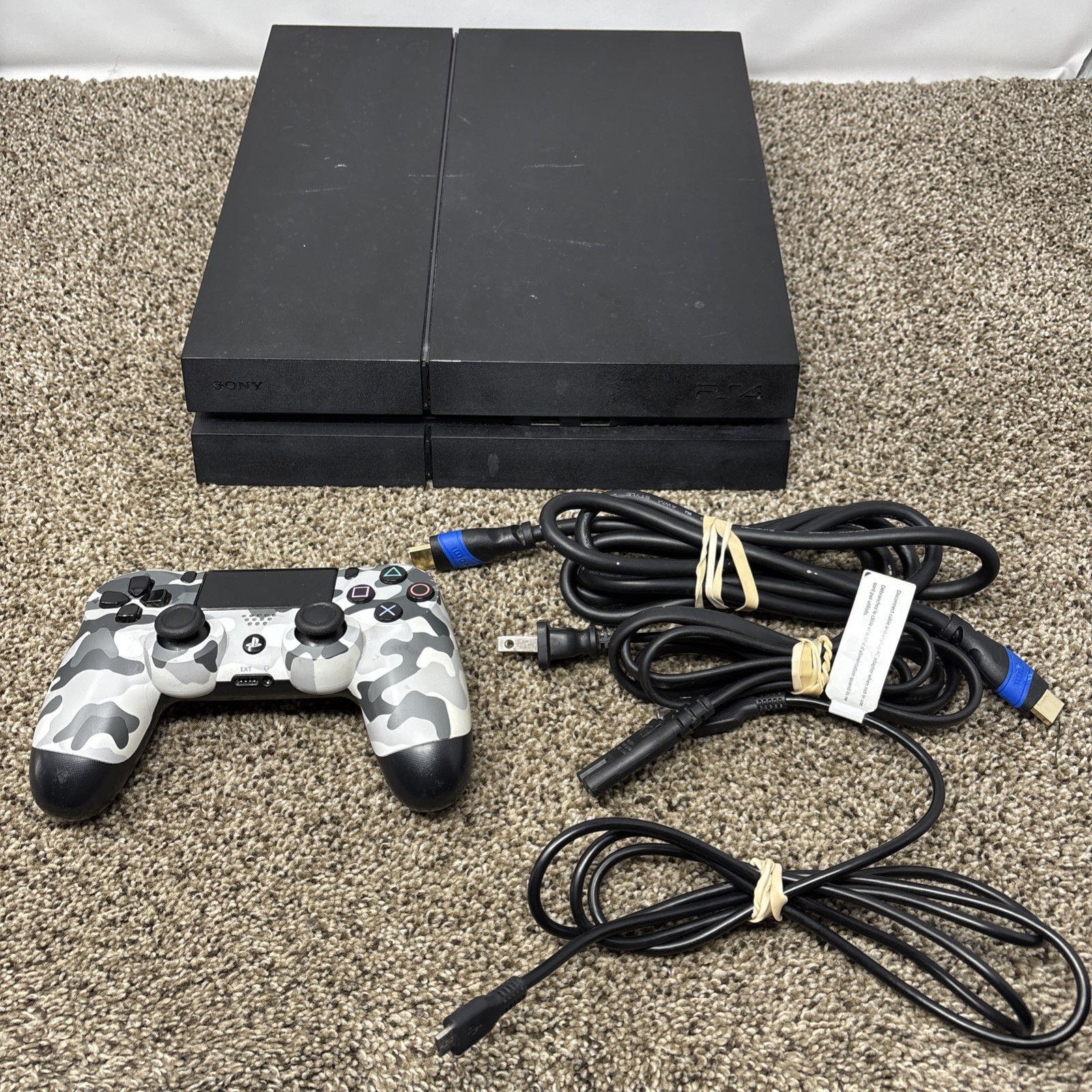 Sony PlayStation 4 PS4 Console Bundle 2TB Tested READ
