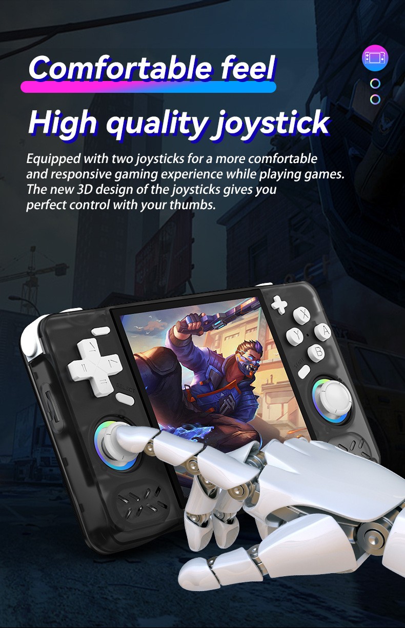 Upgraded XF40H Video Retro Handheld Game Console, 64GB-128GB 4.0in 4K HD Screen