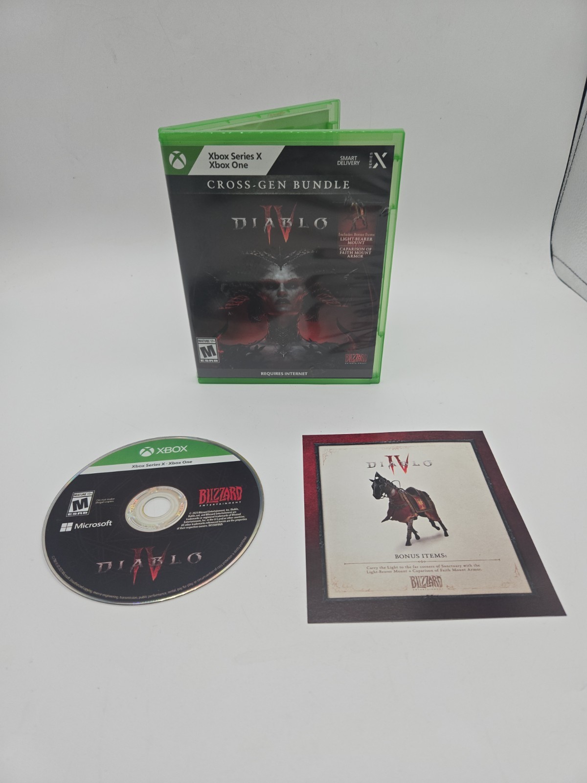 Diablo IV (Microsoft Xbox Series X, 2023) Resurfaced Clean See Tested Working