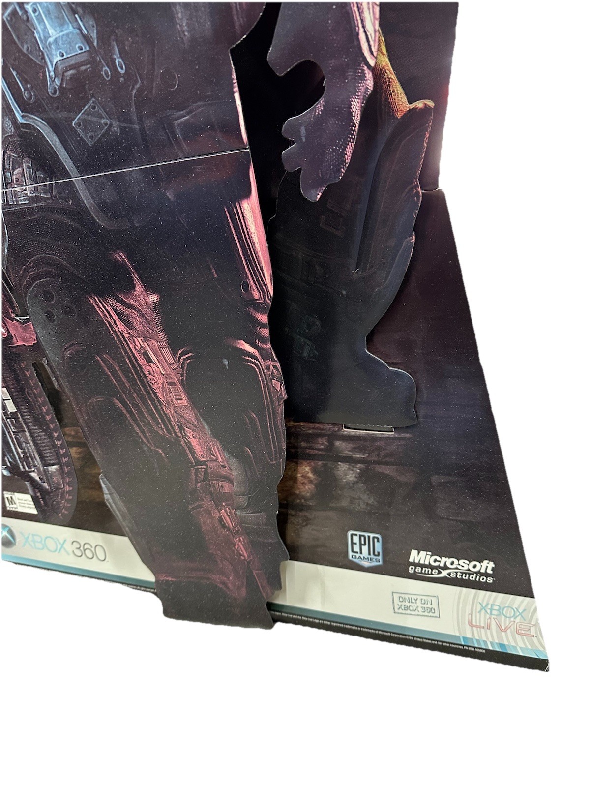 Gears of War Gamestop Store Display Standee Xbox One Game 5FT Marcus Fenix Promo