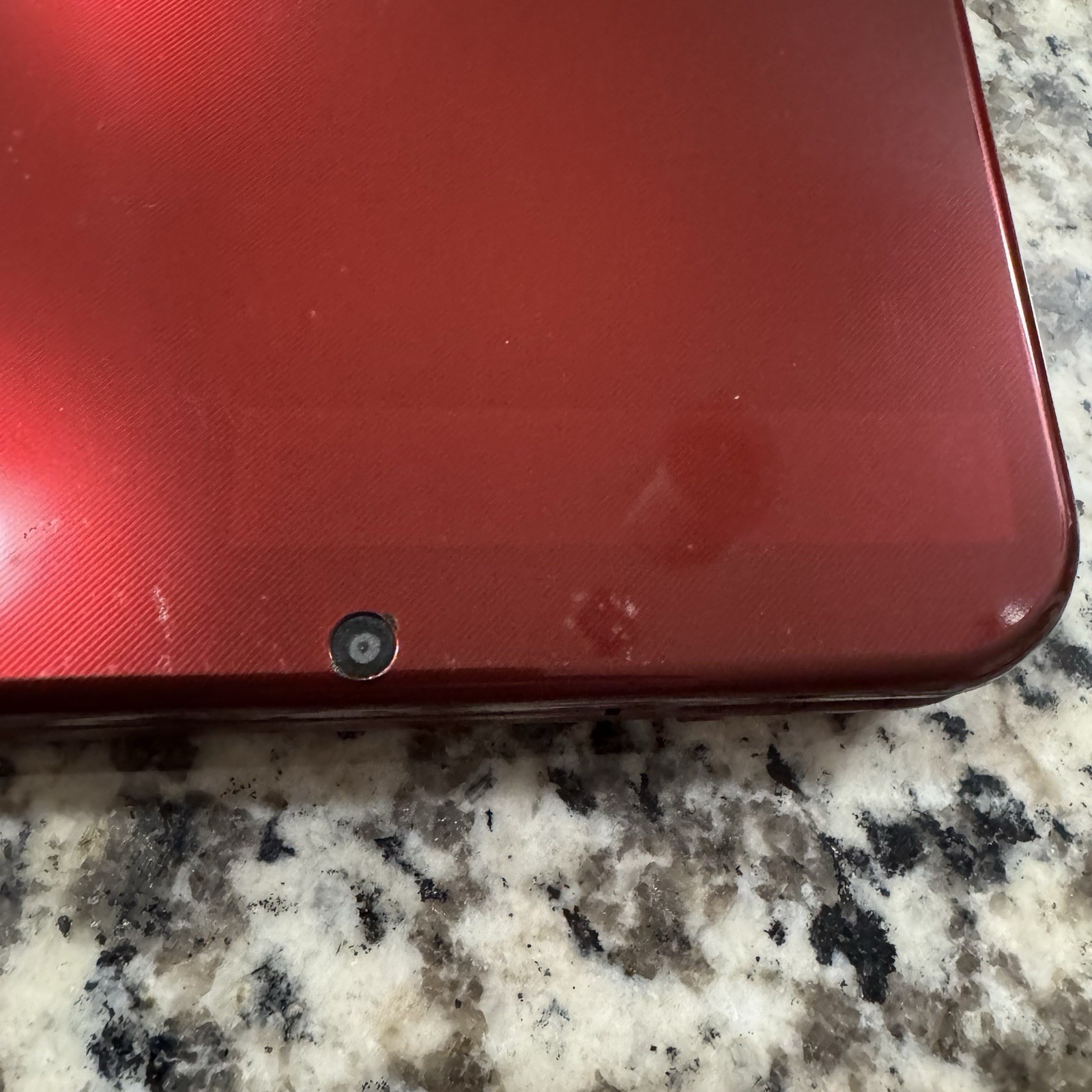 Double IPS New Nintendo 3DSLL W/ Loopy Capture Card, Metallic Red & Metal Shell