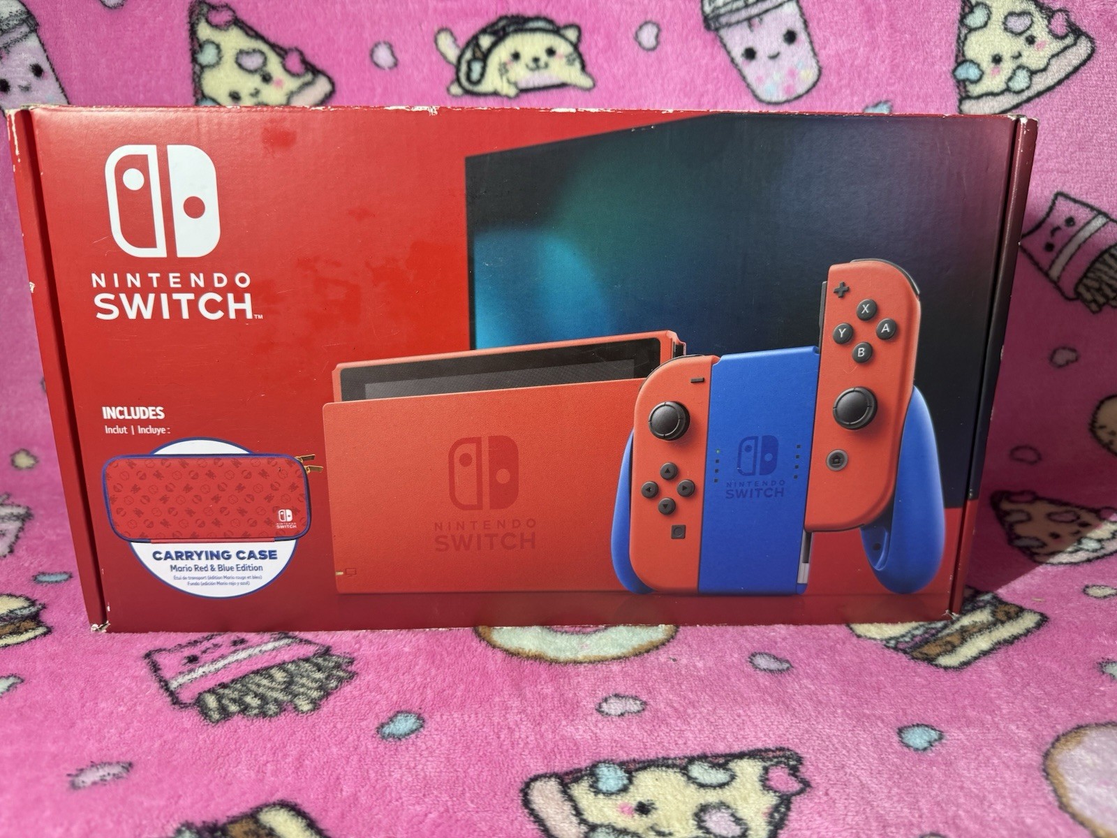 Mario Red & Blue Edition (Nintendo Switch Console) (Limited Edition) + (Case)