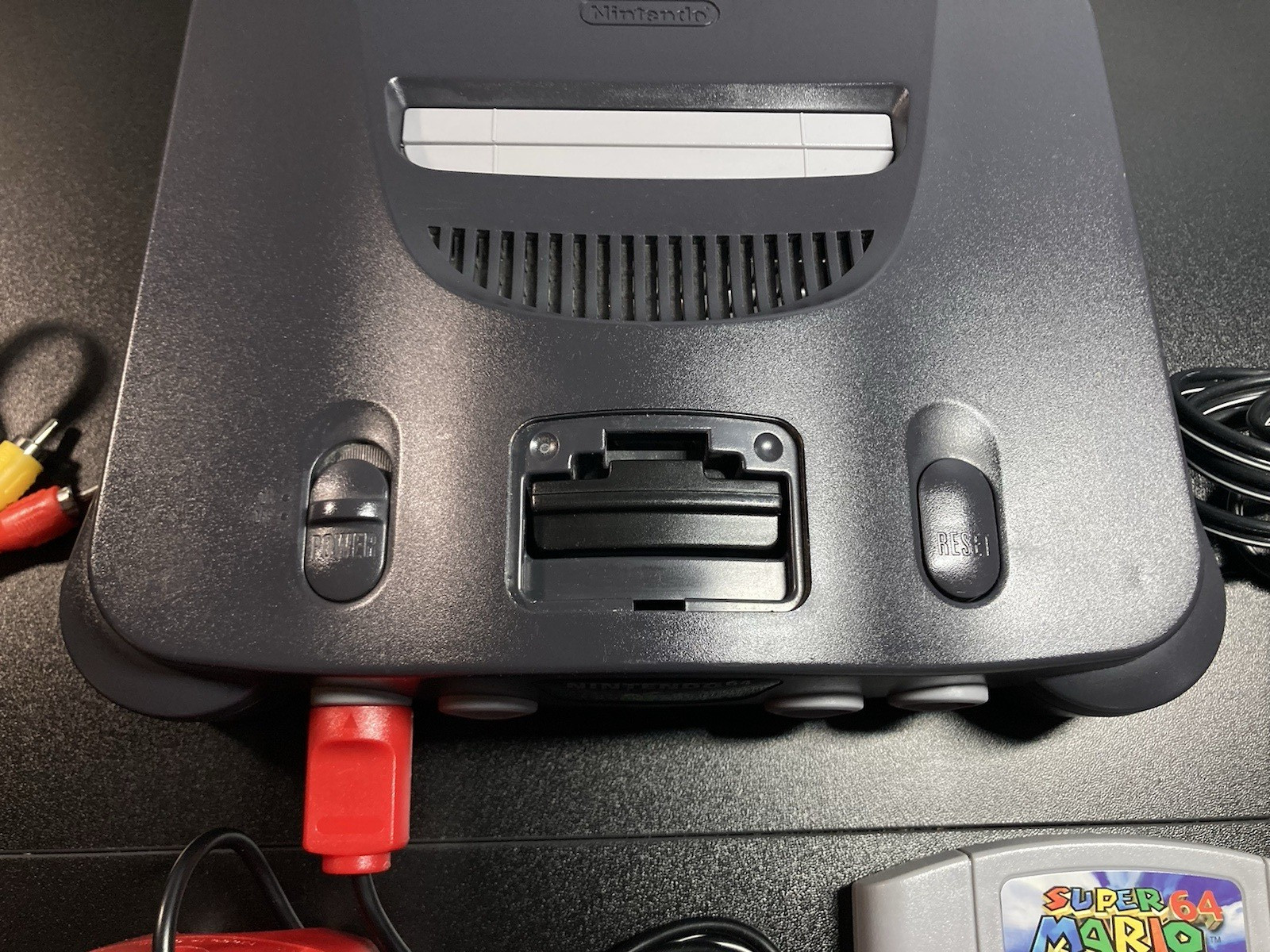 Nintendo 64 N64 Console + Super Mario 64+Controller+Cords