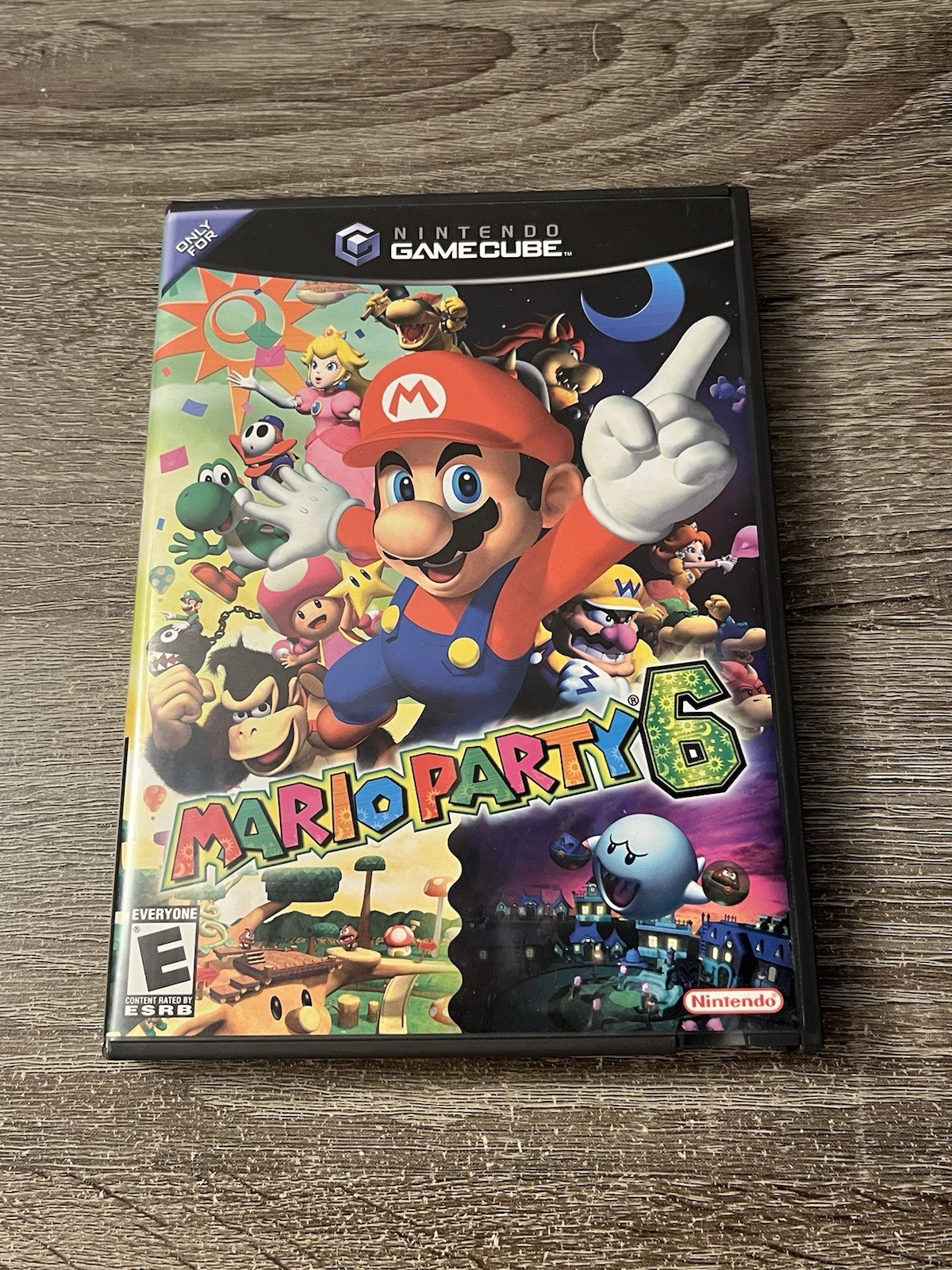 Mario Party 6 (Nintendo GameCube, 2004) – Complete In Box CIB W/ Manual Inserts