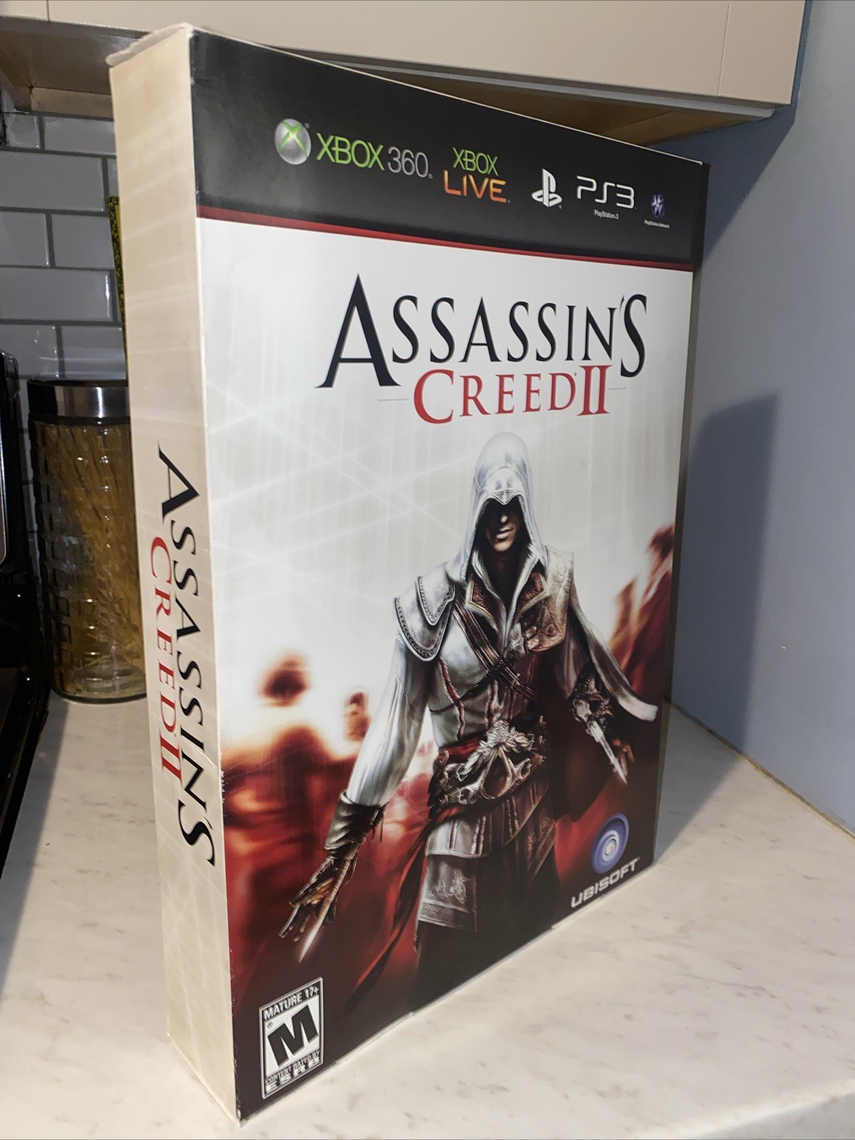 Assassins Creed 2 GameStop Promo Cardboard Standee PS3 / Xbox 360 Store Display