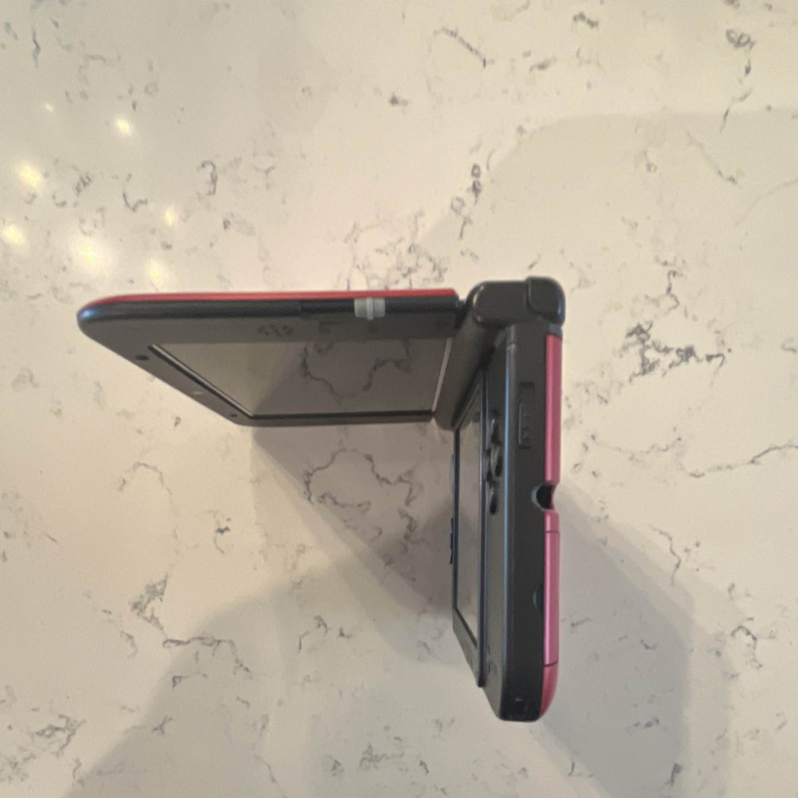 Nintendo 3DS LL Red Black Handheld Wi-Fi Capability Audio Jack