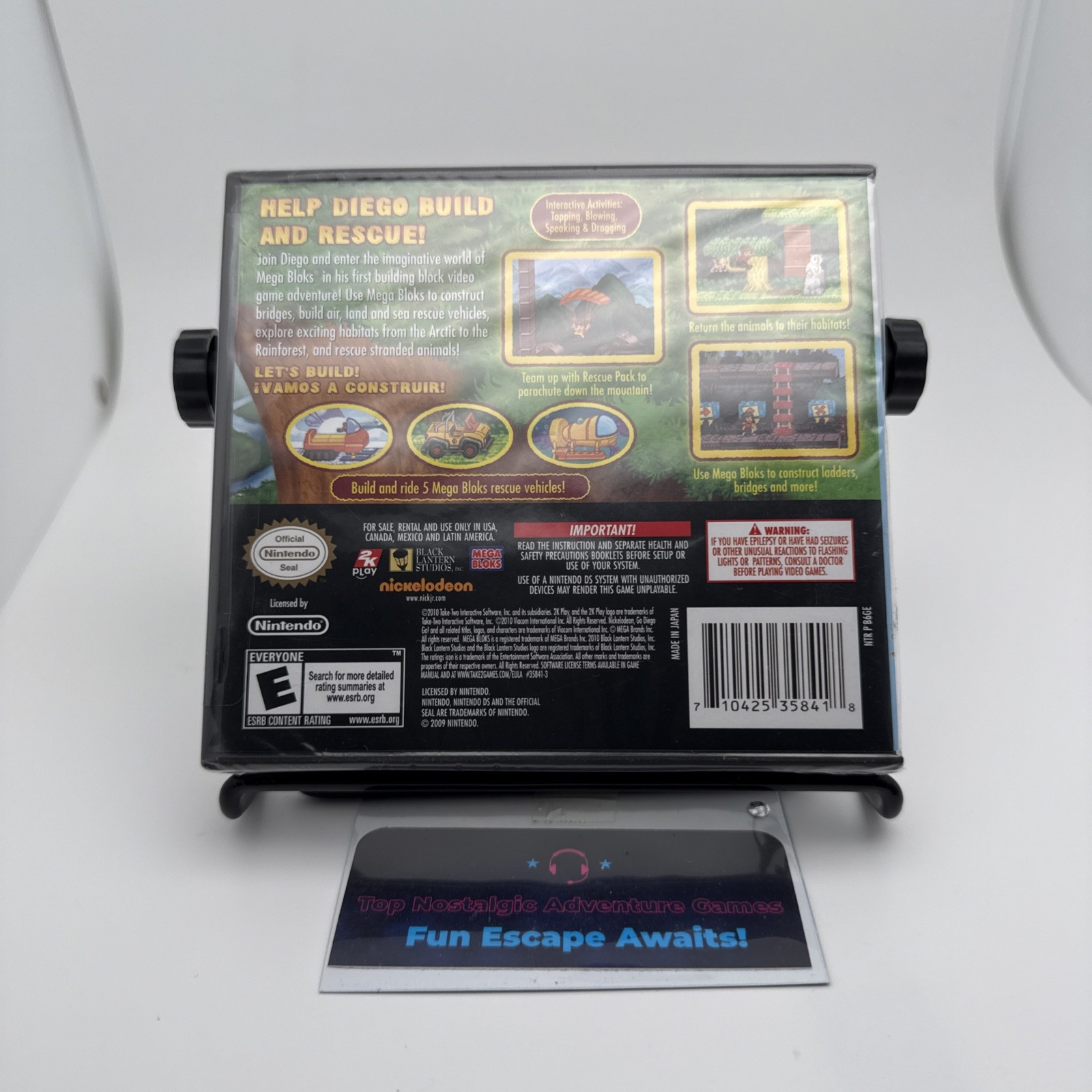 Mega Bloks: Diego’s Build and Rescue (Nintendo DS, 2010)