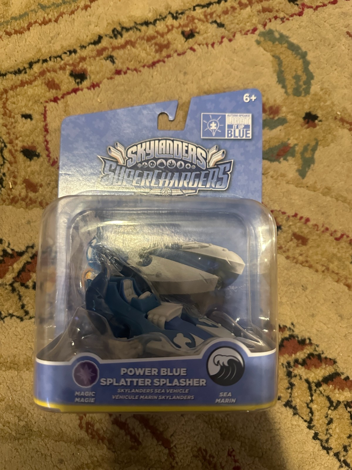 Skylanders Superchargers Power Blue Trigger Happy Gold Rusher Splatter Splasher