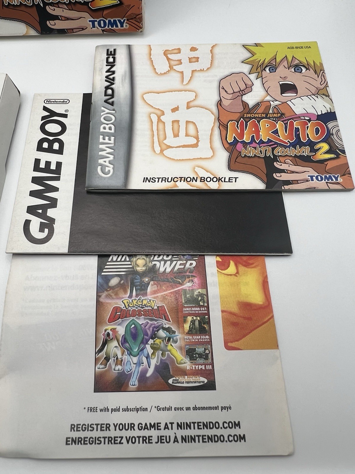 Naruto: Ninja Council 2 (Nintendo Game Boy Advance, 2006) CIB Complete TESTED