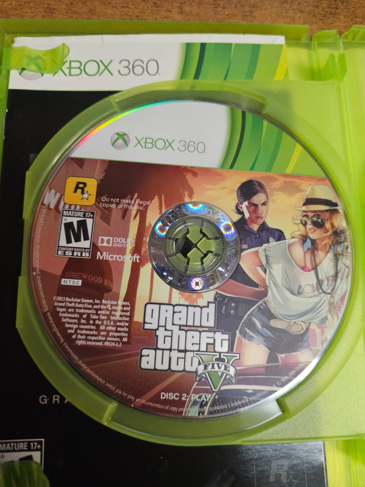 Grand Theft Auto V – Microsoft Xbox 360 (COMPLETE)(TESTED)