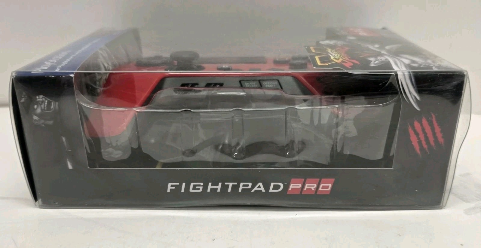 Mad Catz Playstation Street Fighter V Fight Pad PRO PS3 PS4 Controller Red *NEW