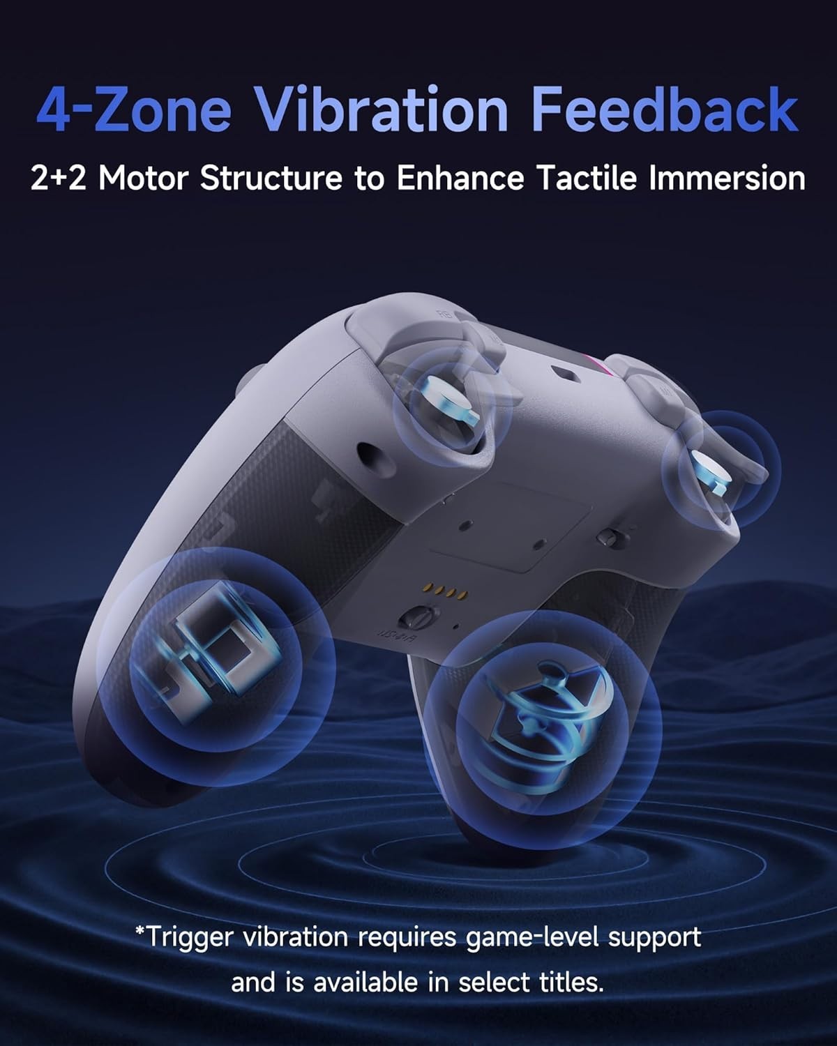 EasySMX X05Pro Wireless PC Controller – Quiet-Press Buttons, 2-Stage Impulse