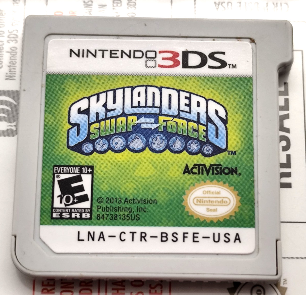 Skylanders: Swap Force (Nintendo 3DS, 2013) COMPLETE CIB Game Only Tested!