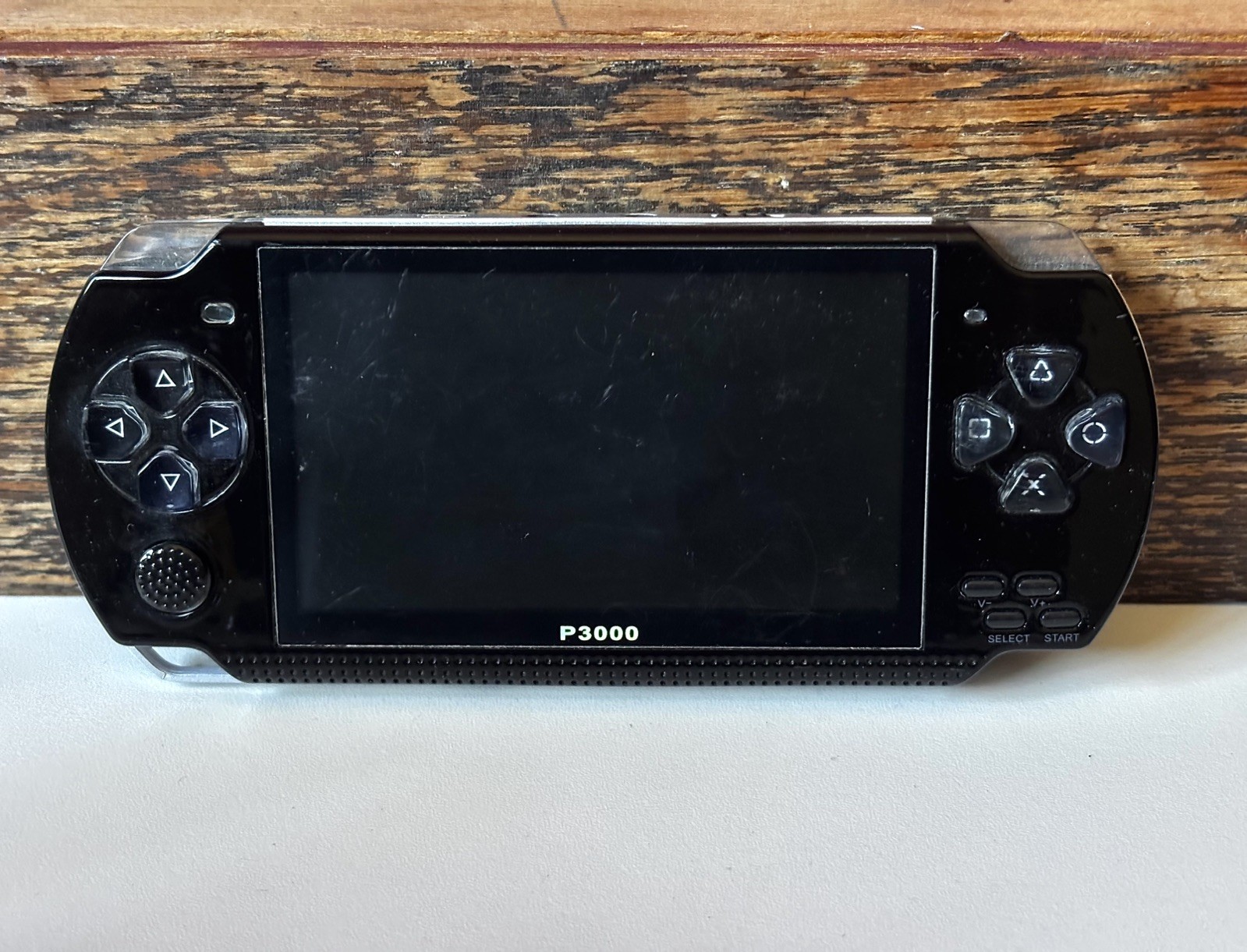 P3000 Handheld Game Console Black Platform Retro Gaming UNTESTED