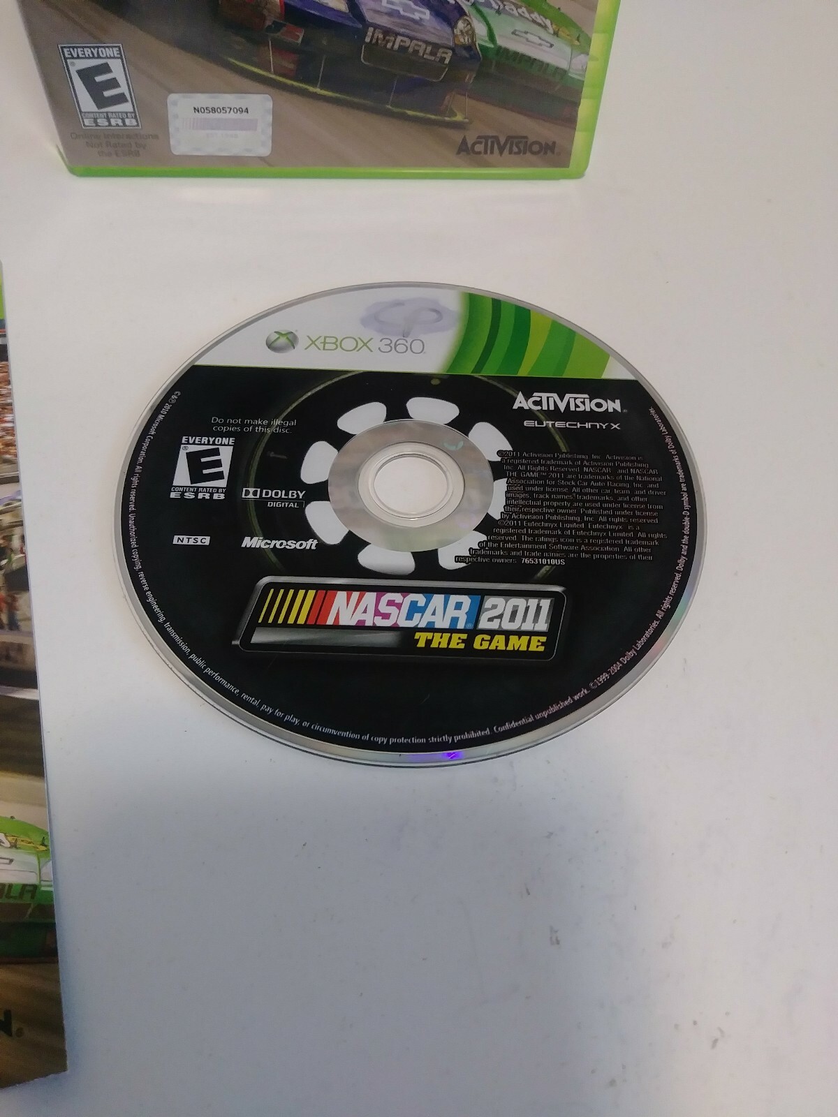 NASCAR The Game 2011 (Microsoft Xbox 360, 2011) Complete. Tested. GC