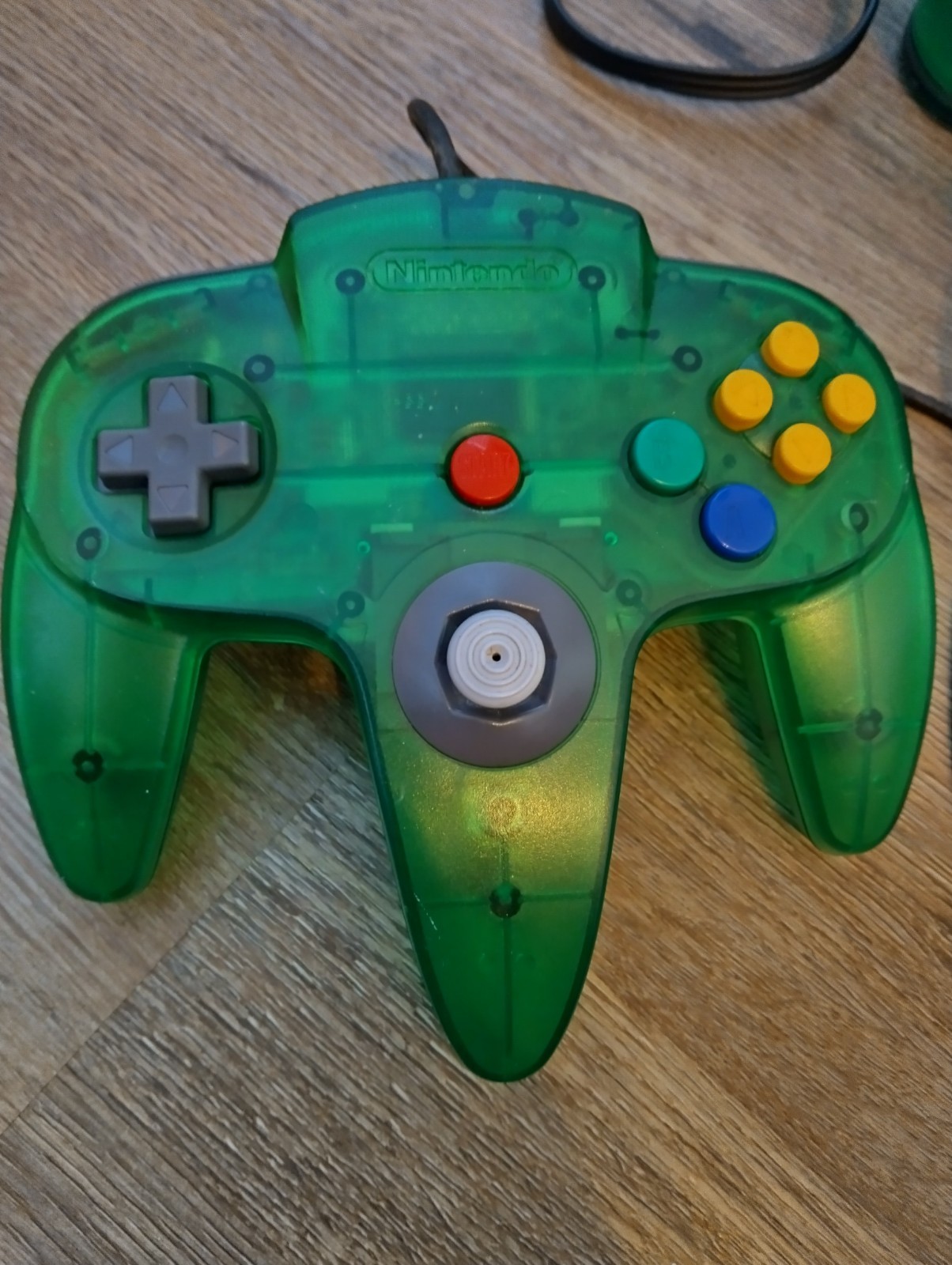 Nintendo 64 N64 Funtastic Jungle Green Console Controller For Parts Only (READ)
