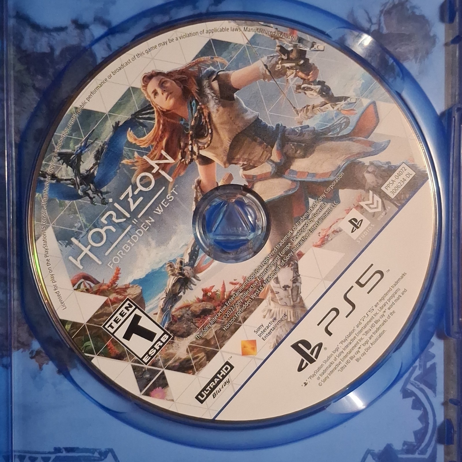 Sony Horizon Forbidden West PS5 Blu-ray Action NTSC 2022 MINT
