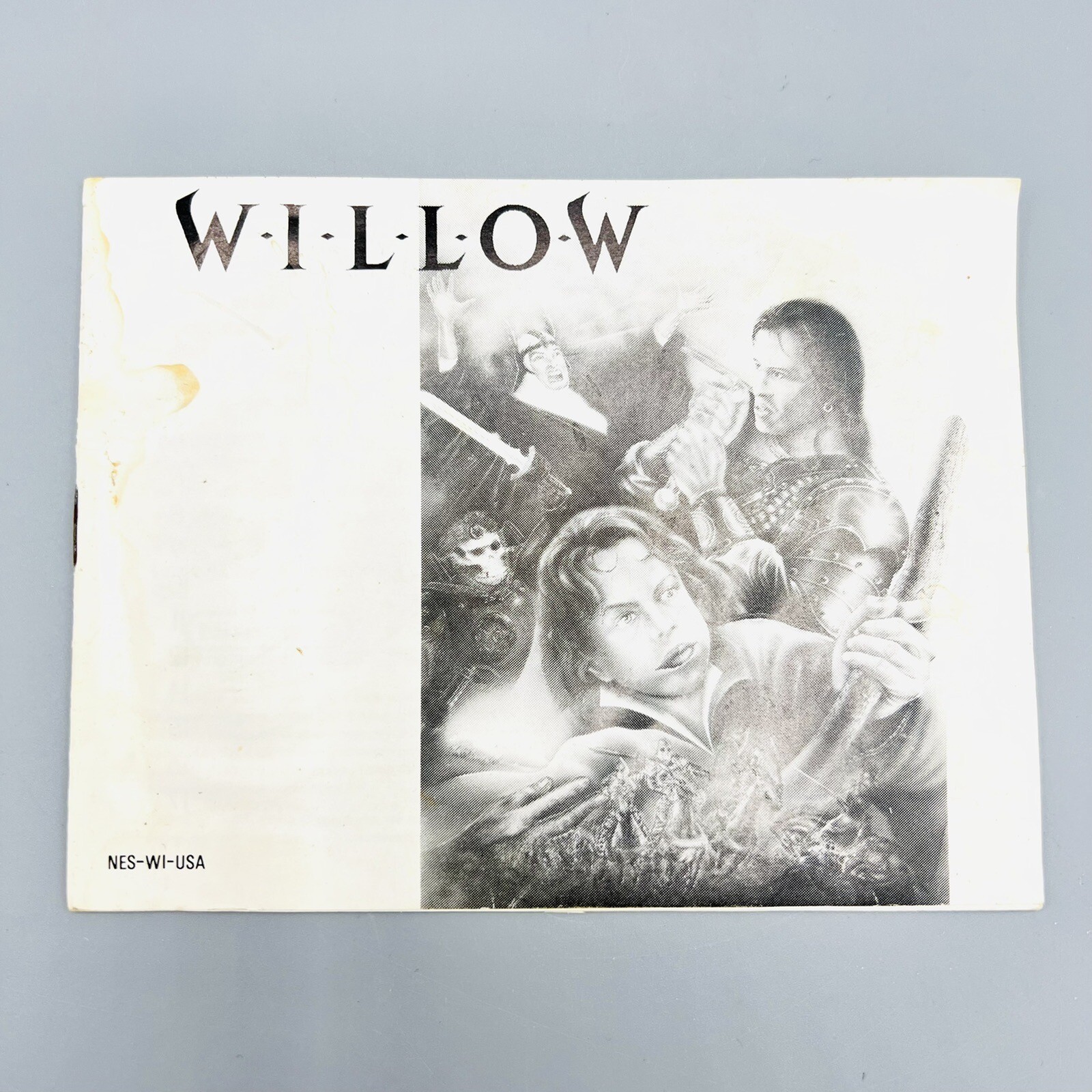 Willow Video Game NES Nintendo Entertainment System Manual Booklet Only 1989