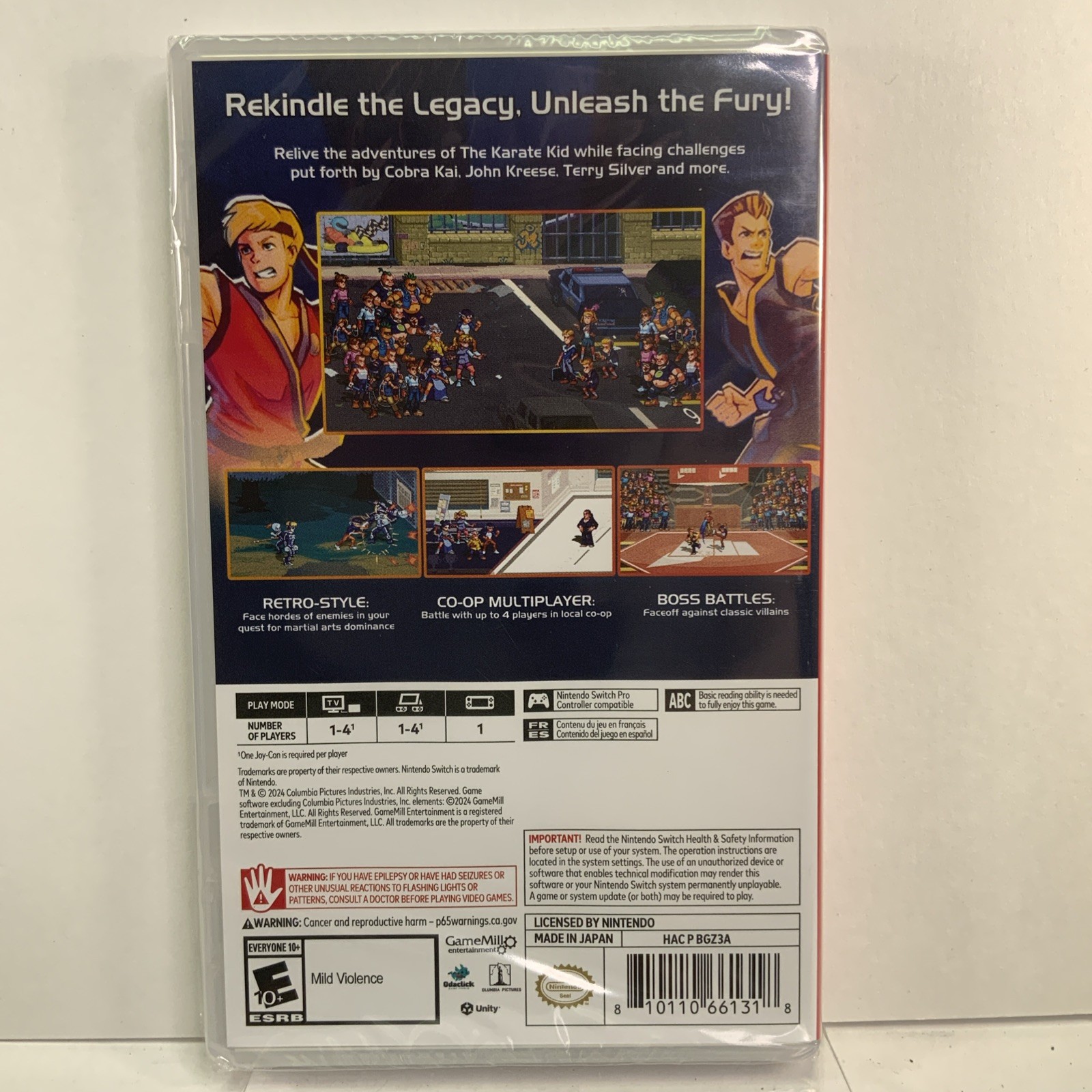 The Karate Kid: Street Rumble – Nintendo Switch BRAND NEW – SEALED