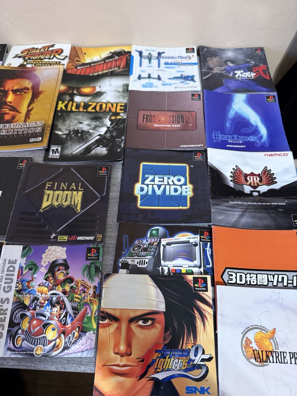 Random PS1 & PS2 Manual Booklet Lot
