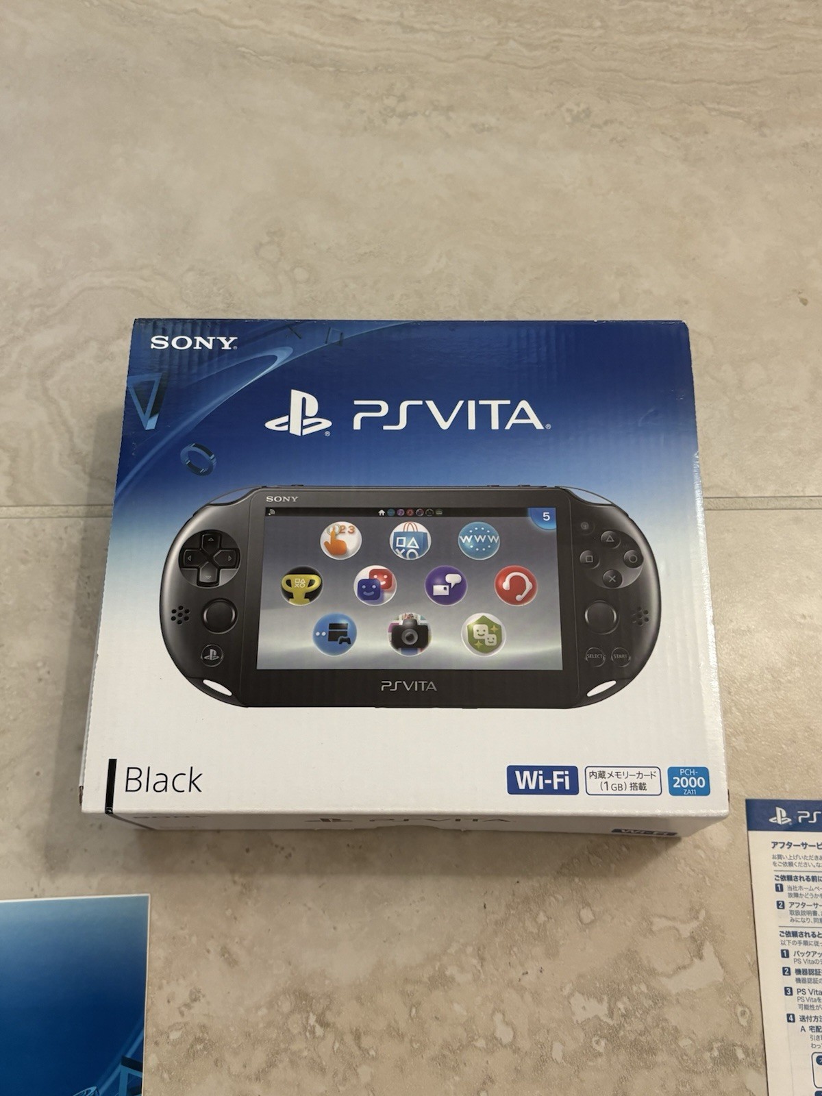Sony PS Vita PCH-2000 Complete In Box – Black 8GB Very Good Condition